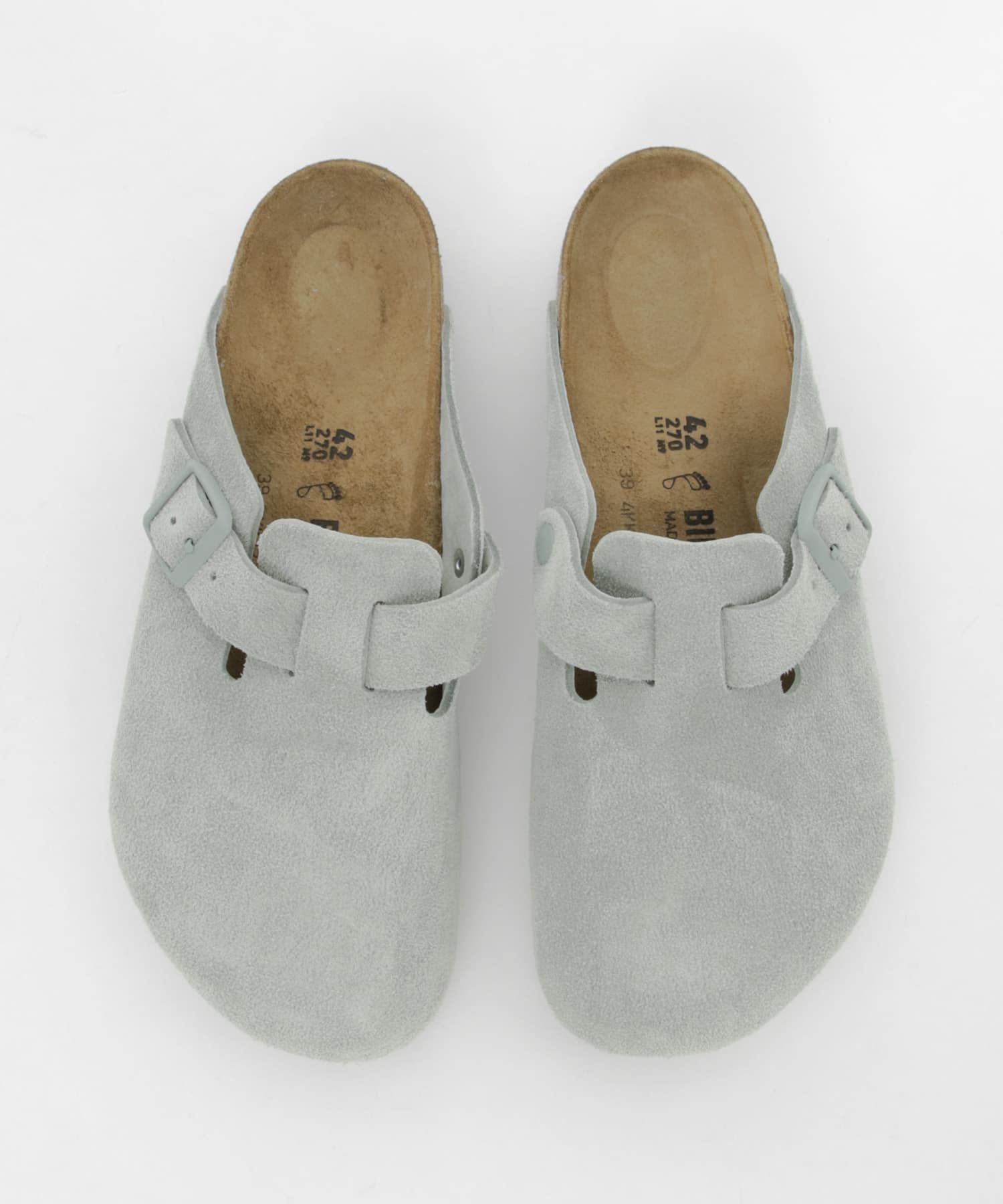 BIRKENSTOCK　BOSTON SUEDE SAGE-regular SAGE 40