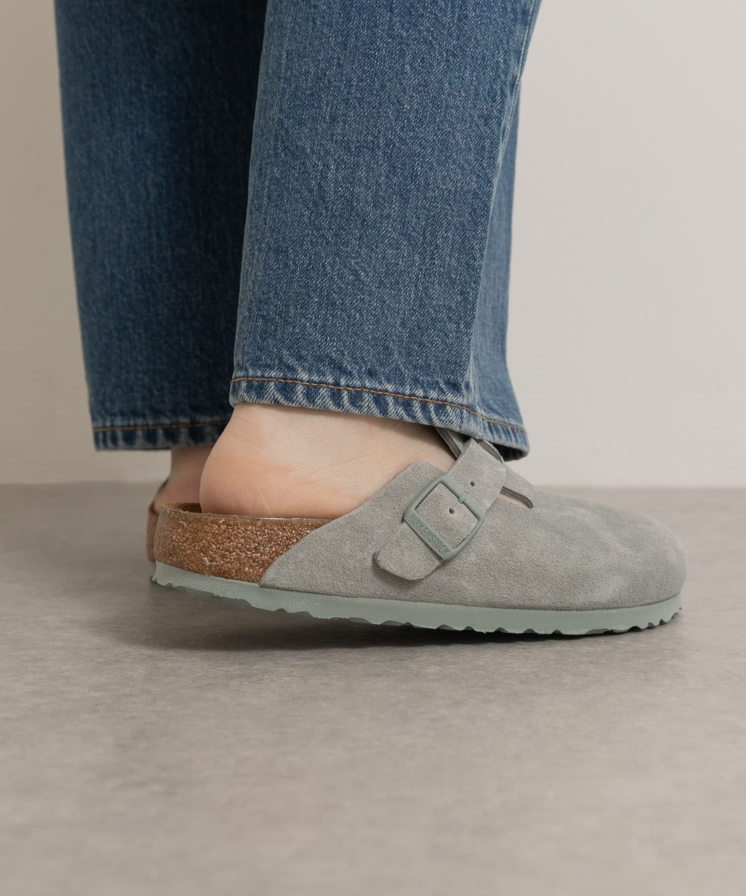 BIRKENSTOCK　BOSTON SUEDE SAGE-narrow SAGE 36