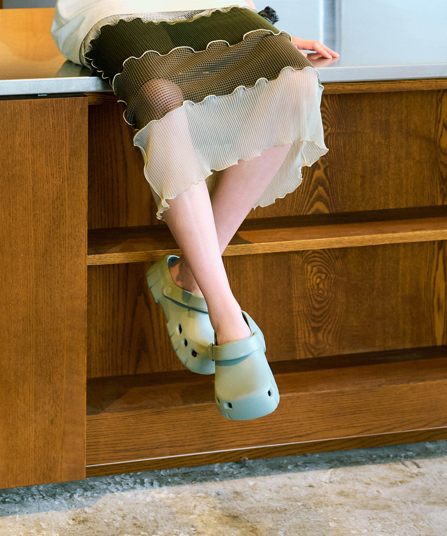 BIRKENSTOCK　BIRKI FLOW EVA PURE SAGE W (regular)