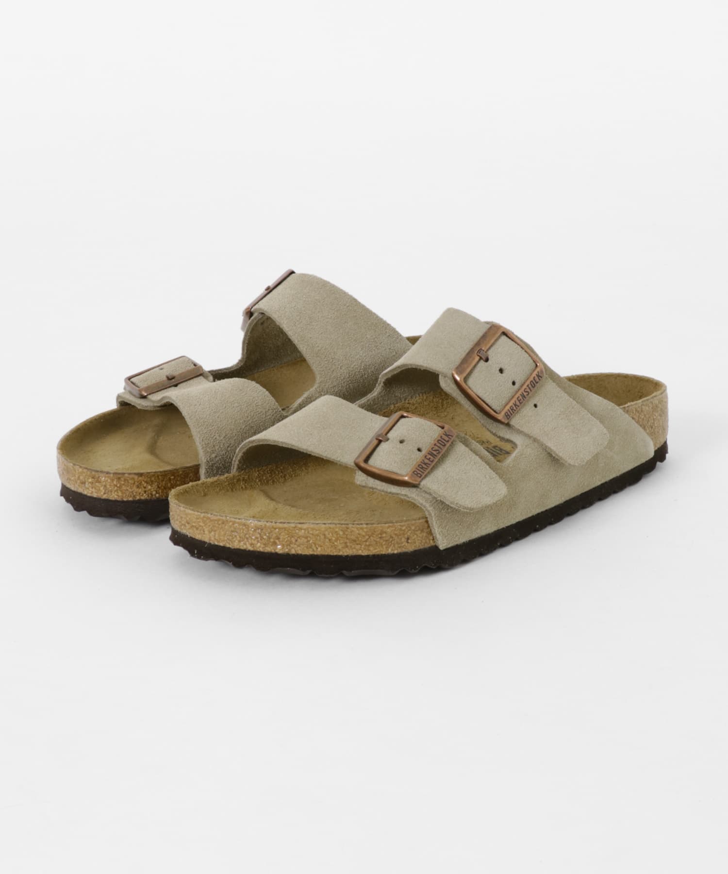 BIRKENSTOCK ARIZONA SUEDE TAUPE (regular)(40 TAUPE): シューズ