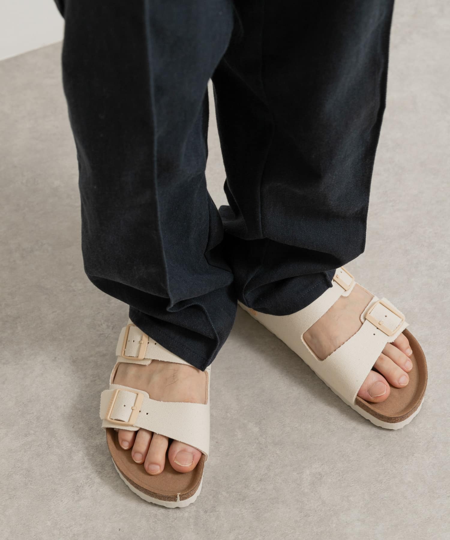 BIRKENSTOCK　ARIZONA vegan MEN Eggshell 40