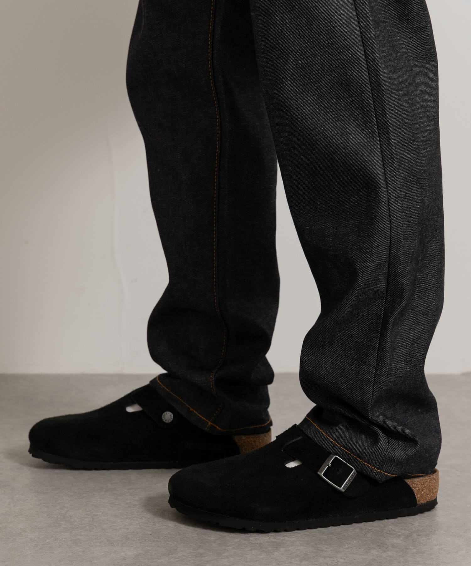 BIRKENSTOCK　BOSTONSUEDE M BLACK 40