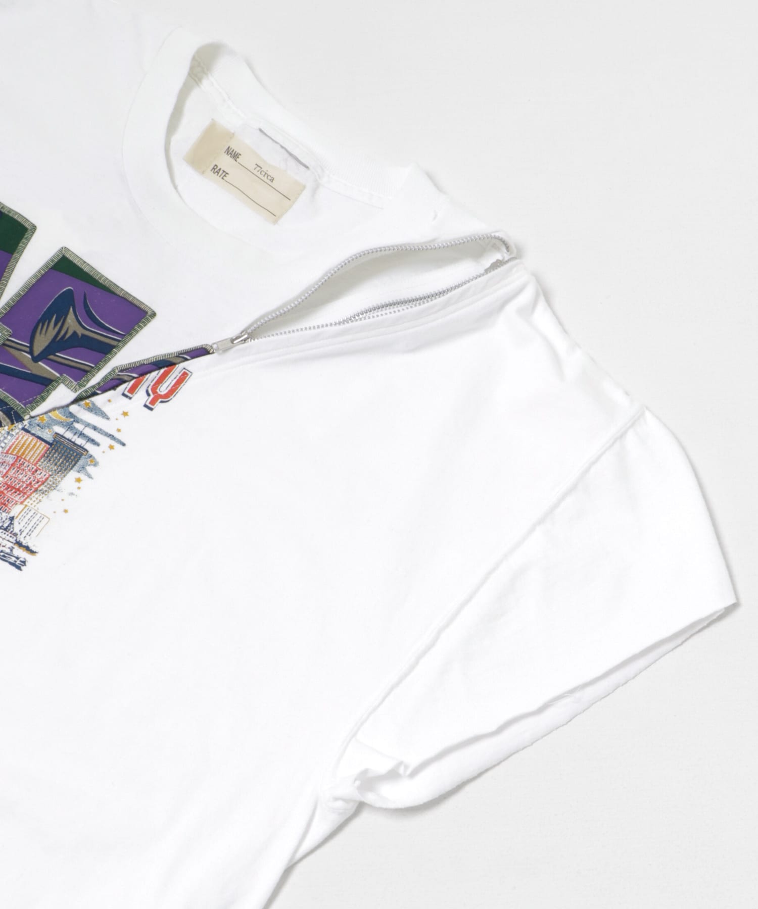 77circa　make bias cut 2way top white3 one