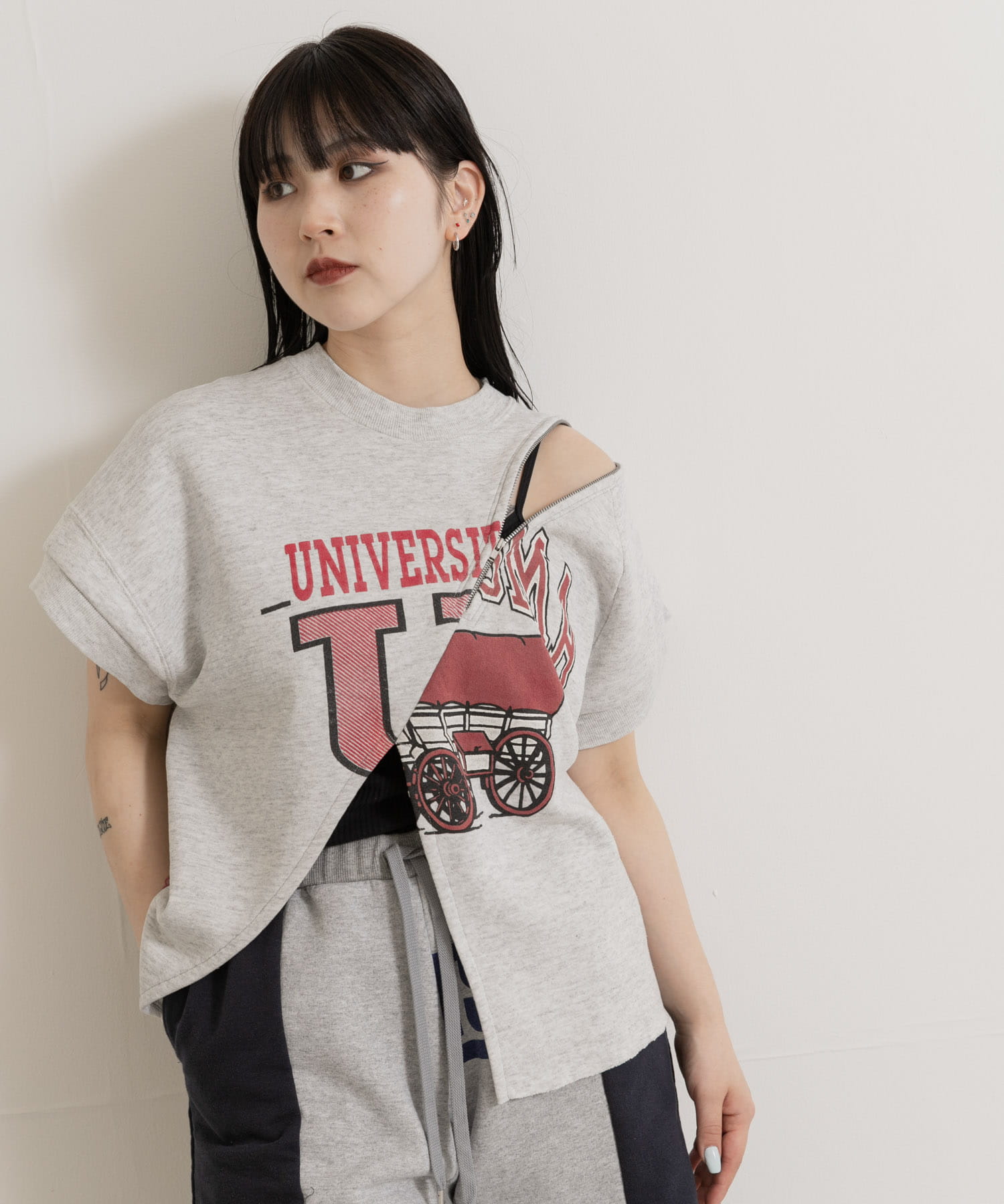 身長：156cm サイズ：Short