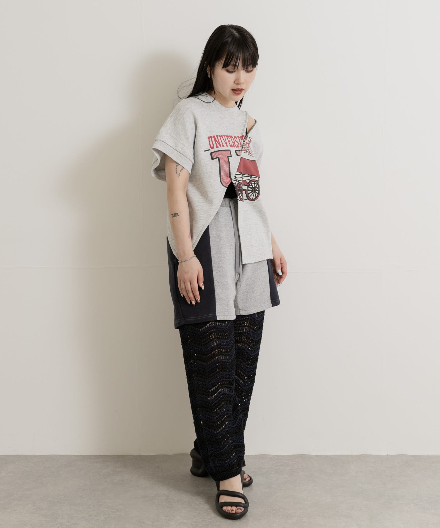 身長：156cm サイズ：Short