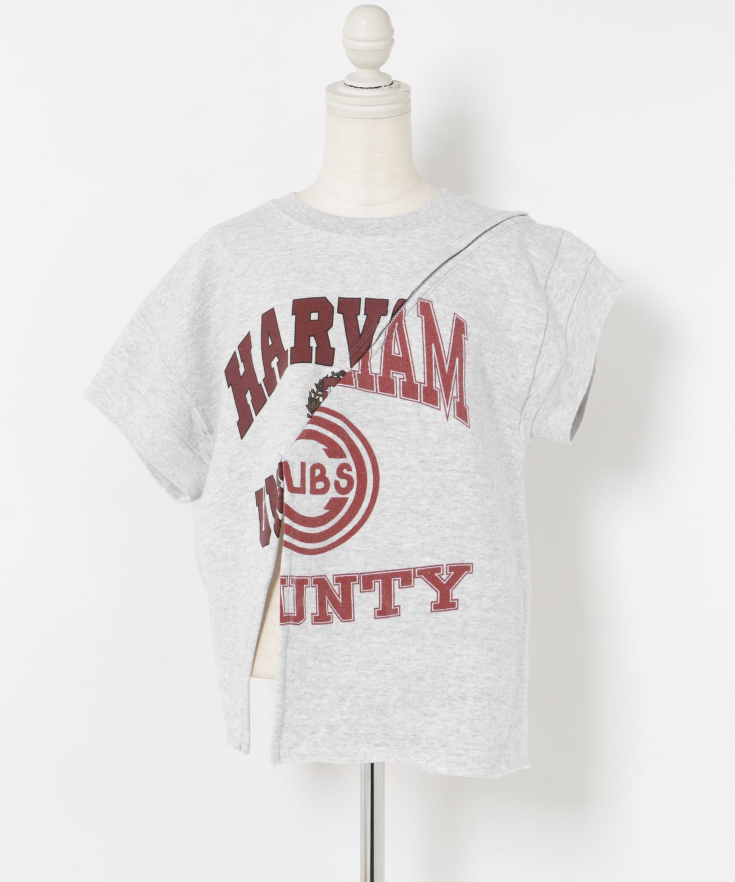 77circa　bias cut 2way sweat top