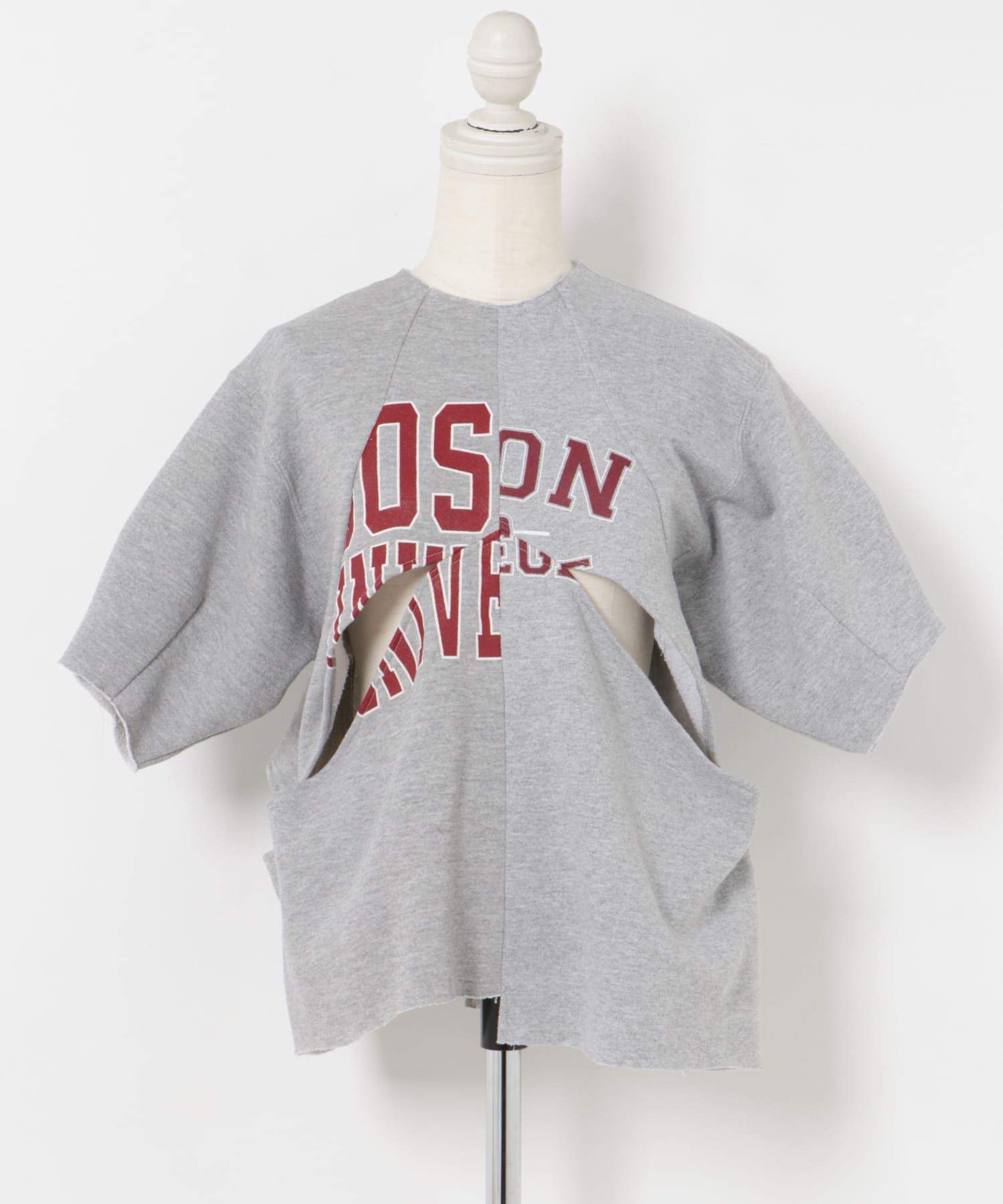 77circa　v-shape cutback sweat top