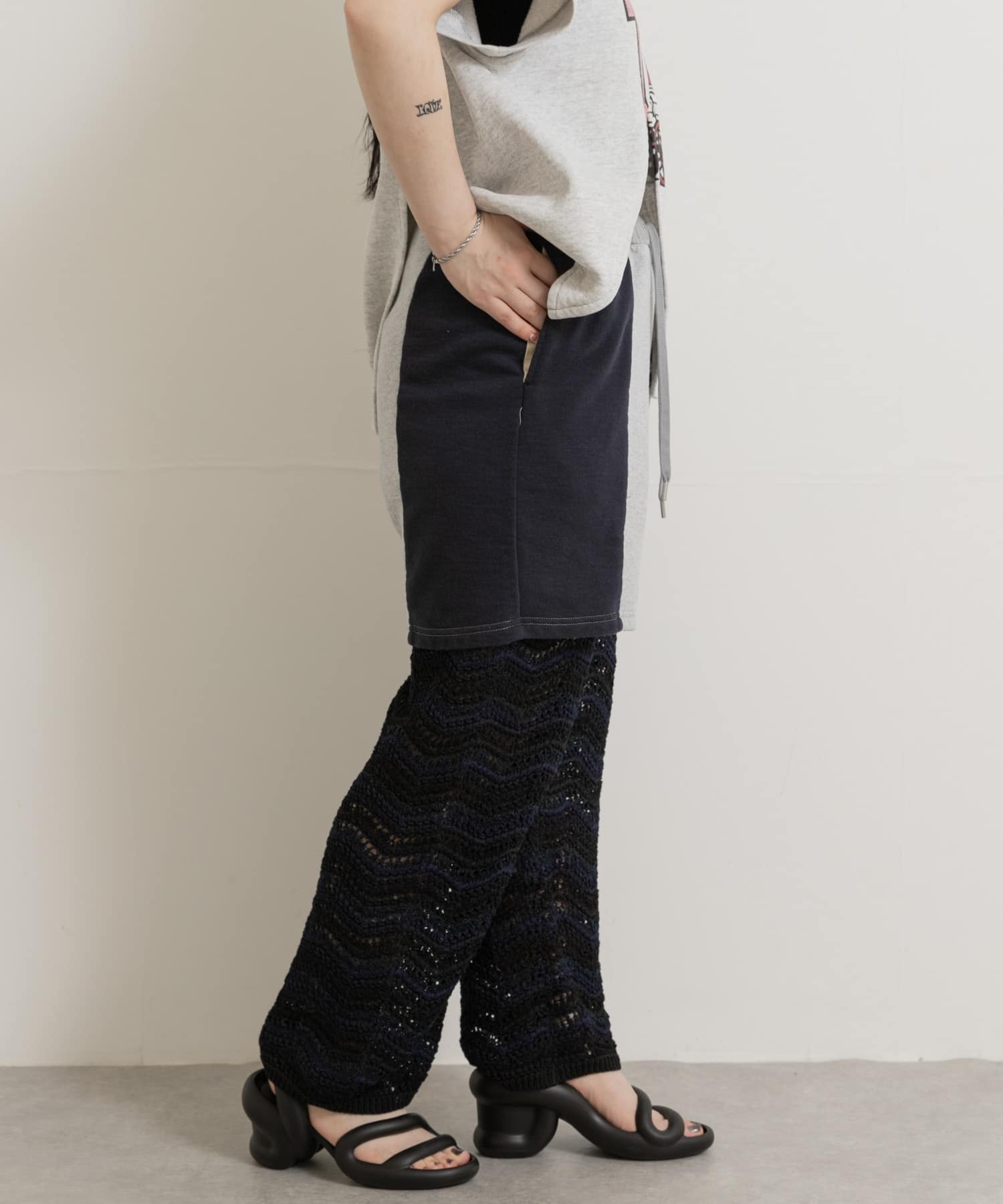 身長：156cm サイズ：one