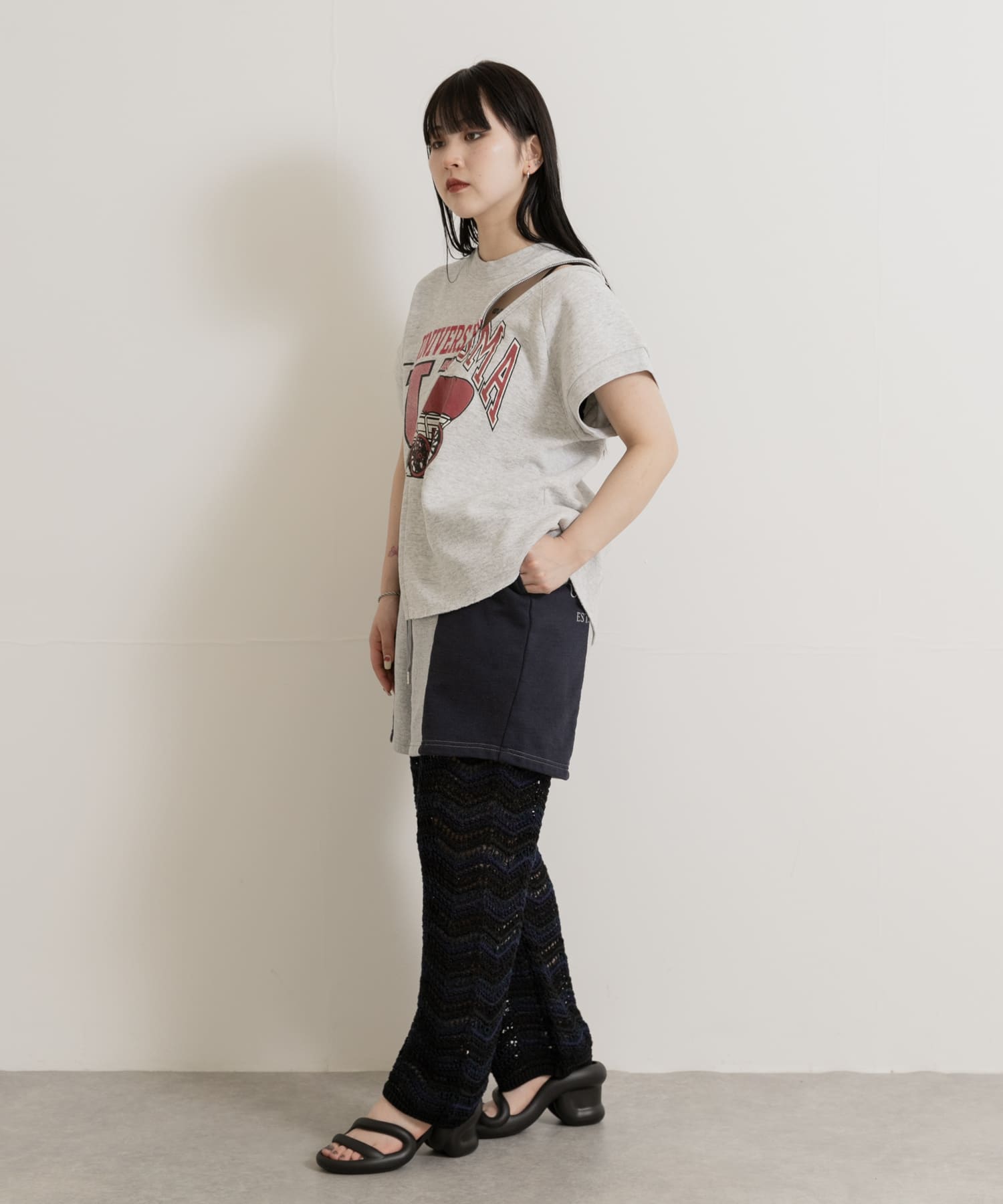 身長：156cm サイズ：one