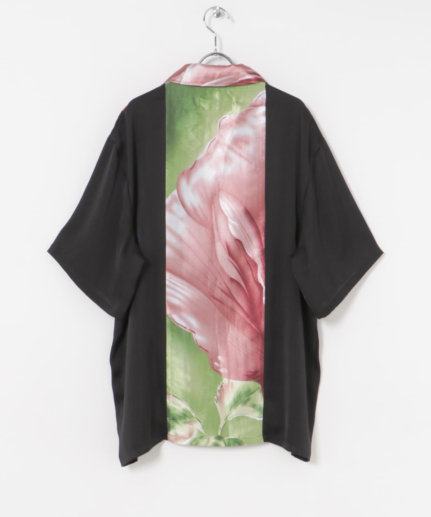 77circa　make antique scarf cuba shirt black1 one