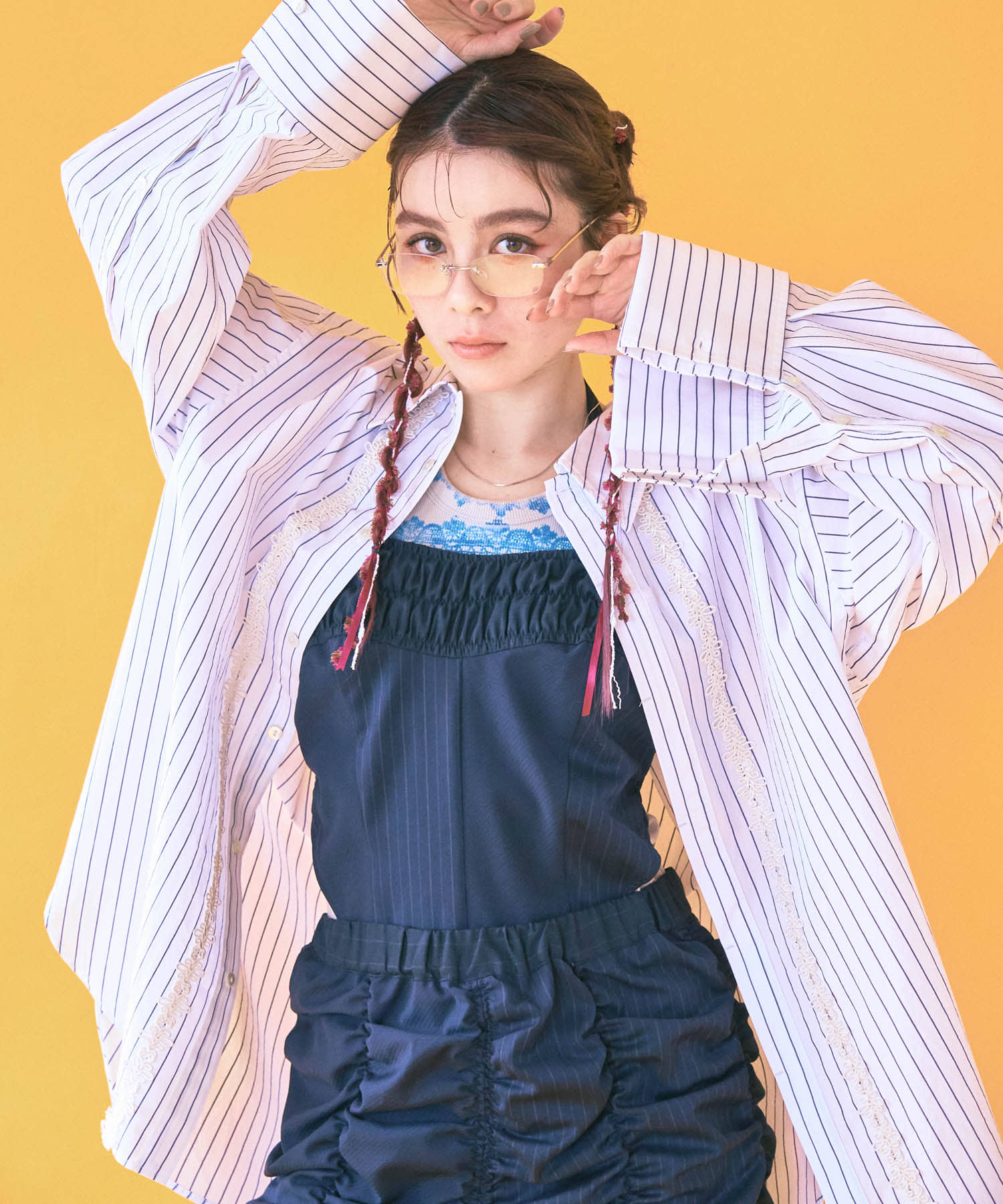 77circa　slacks fabric separate 2way bustier