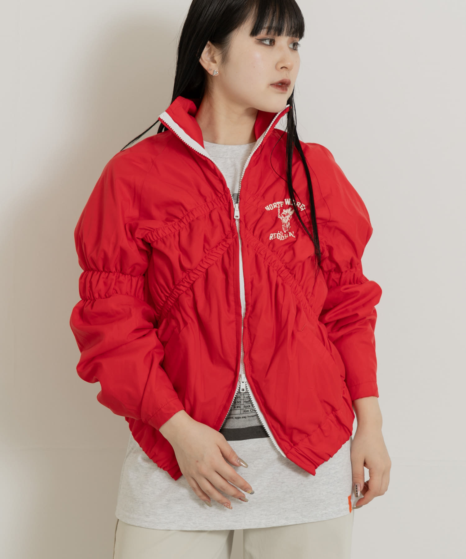 身長：156cm サイズ：one