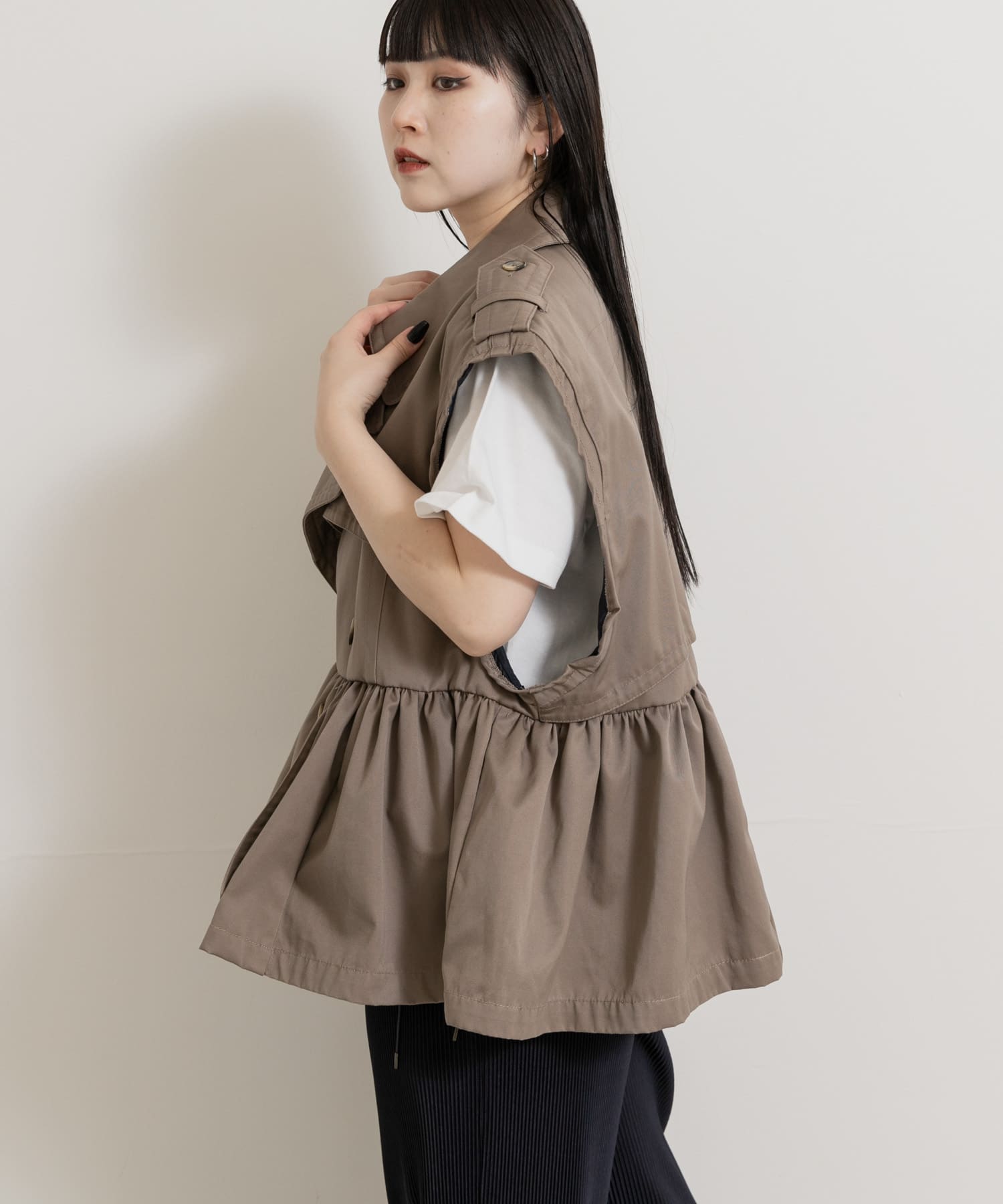 身長：156cm サイズ：one