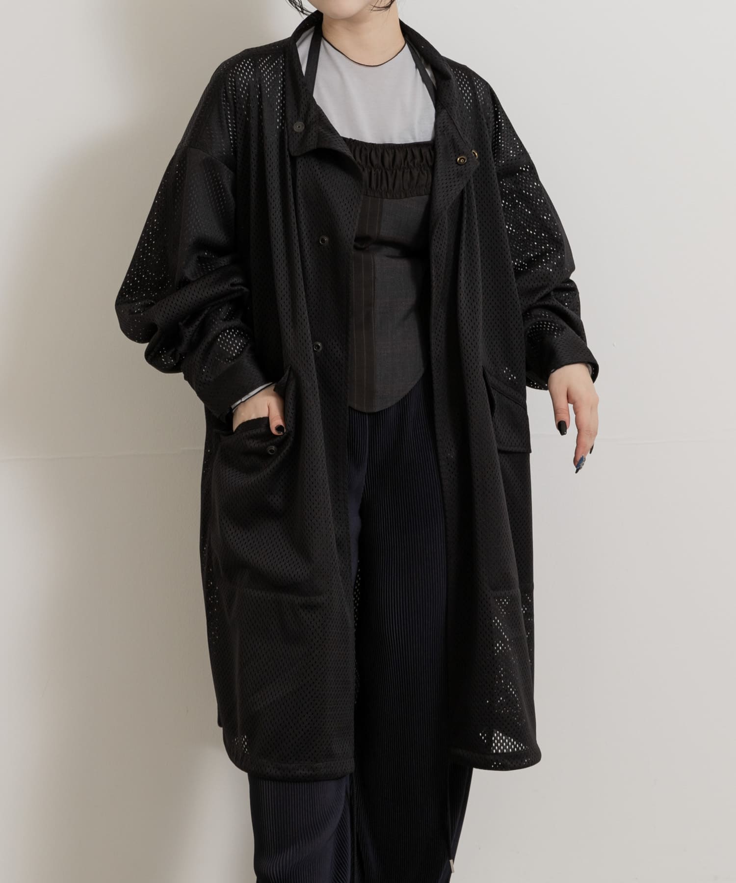 身長：156cm サイズ：one