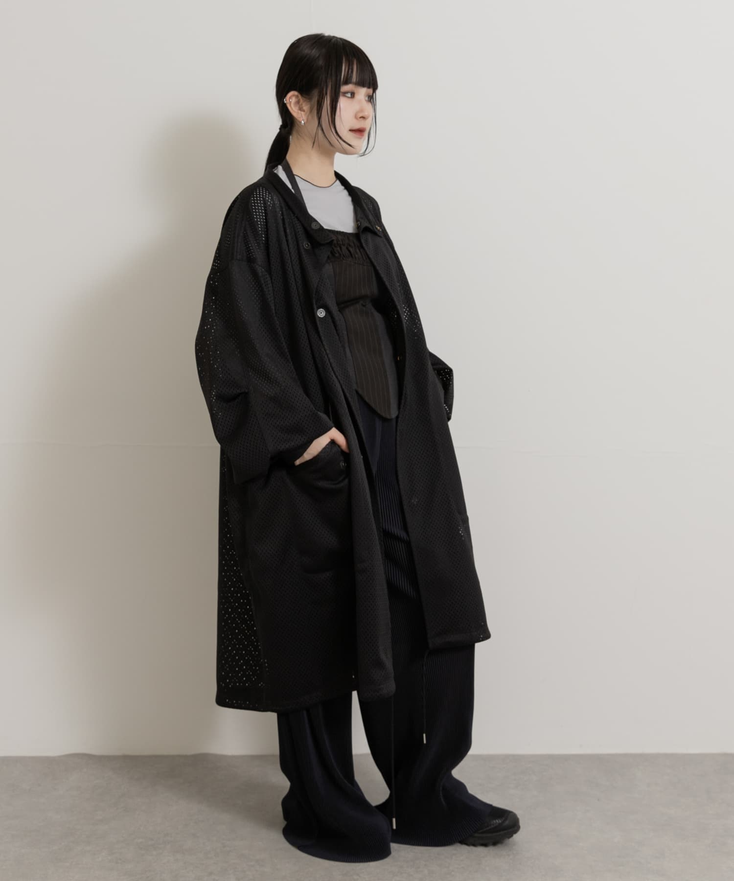 身長：156cm サイズ：one