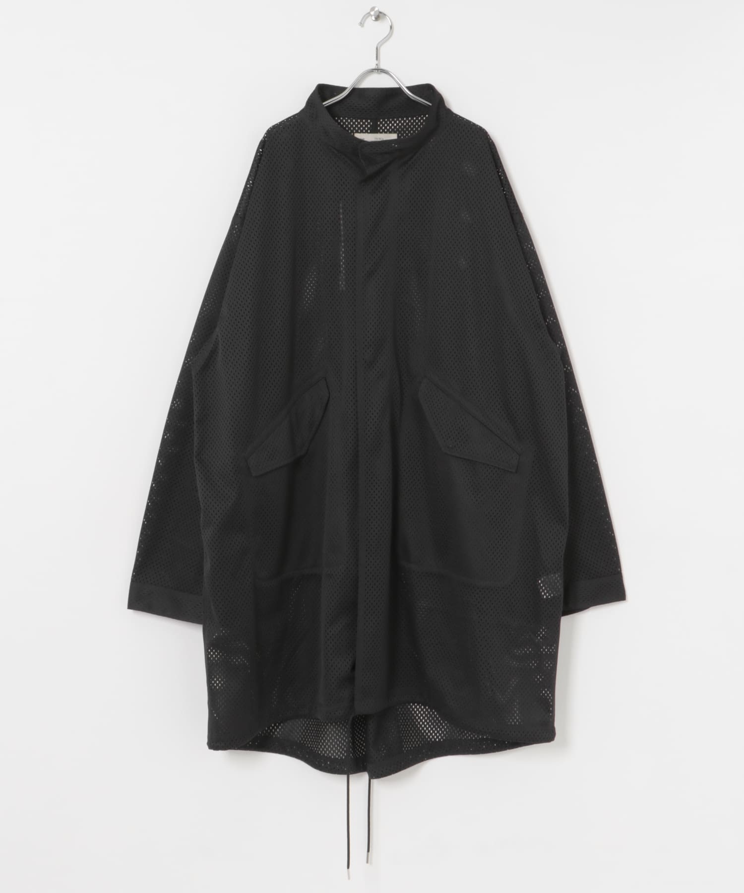 77circa　mesh fish tail coat black one