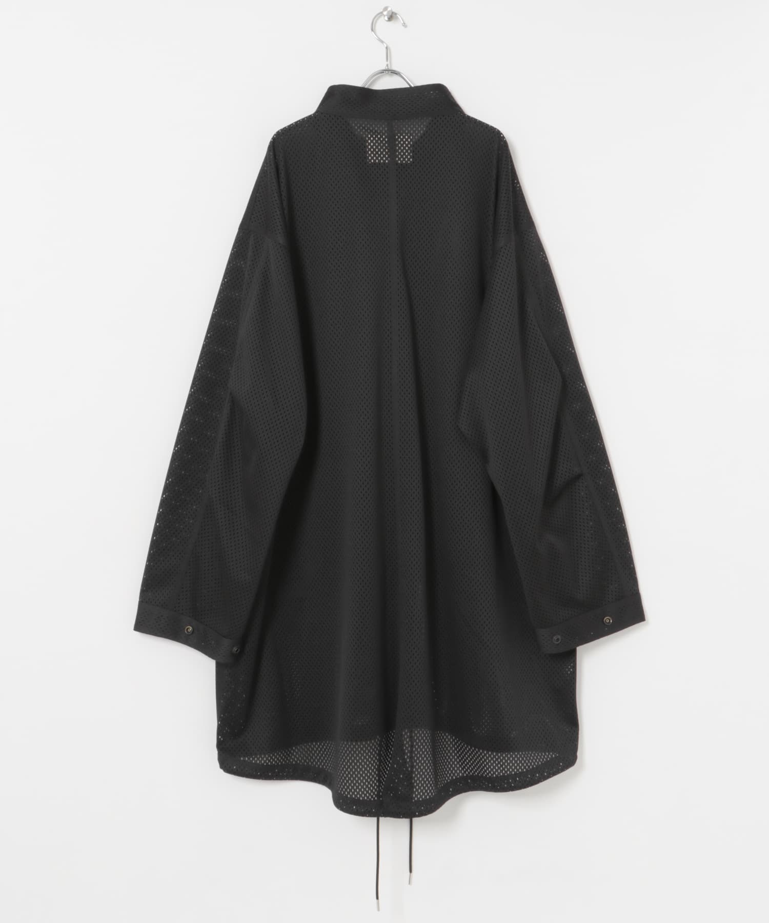 77circa　mesh fish tail coat black one