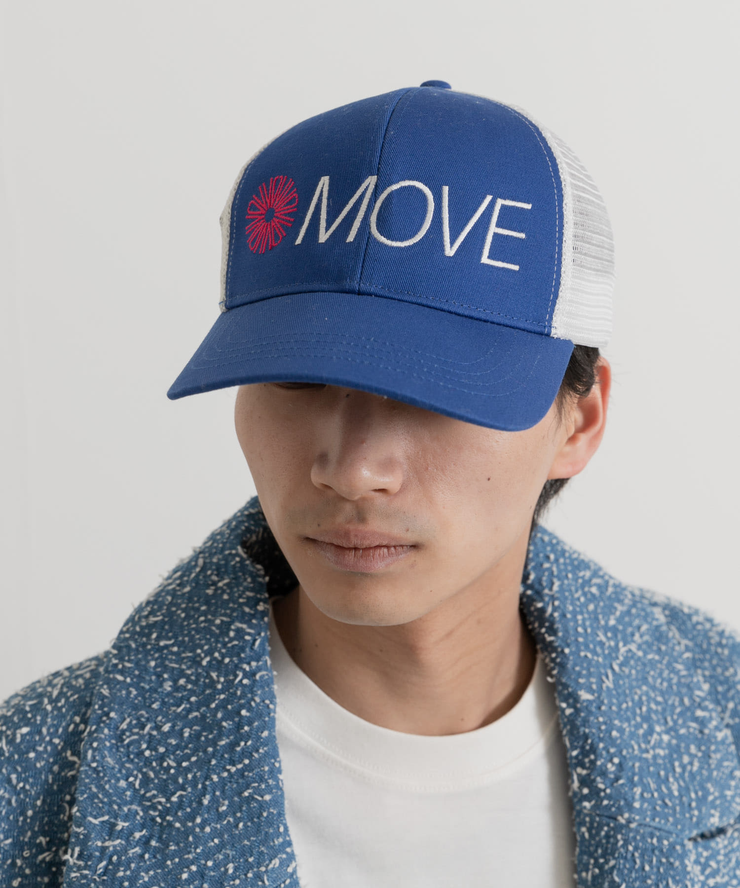 77circa　original embroidery cap blue one