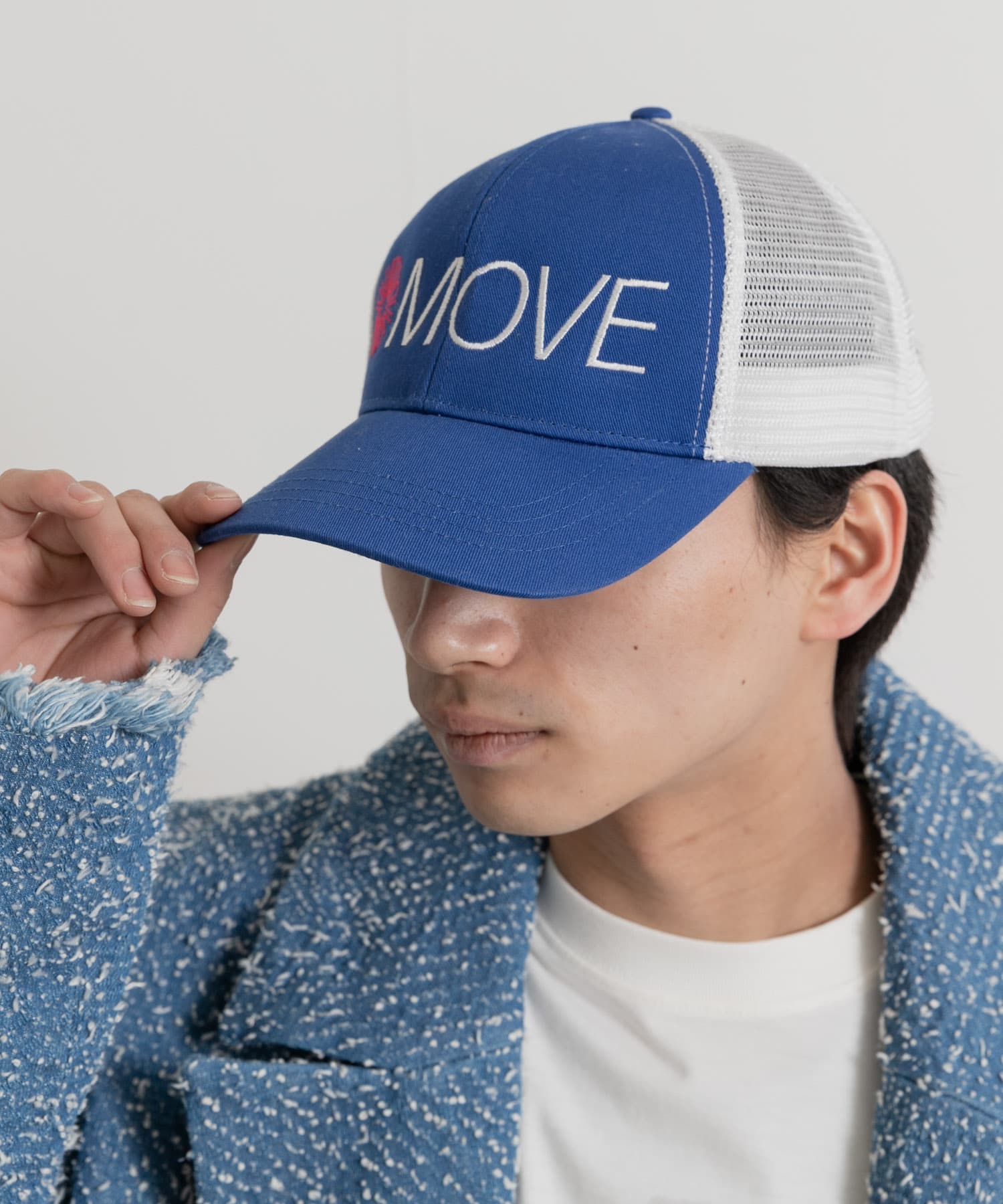 77circa　original embroidery cap blue one