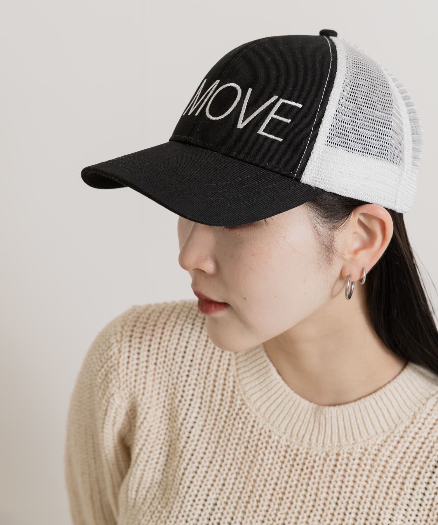 77circa　original embroidery cap black one