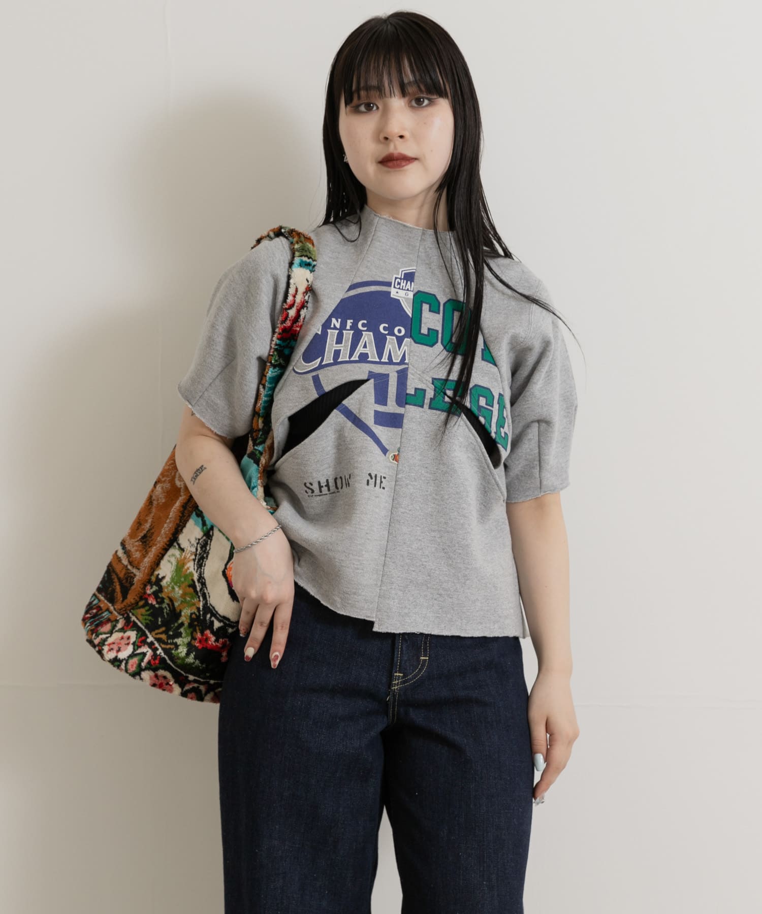 77circa　one handle bucket bag tap1 one