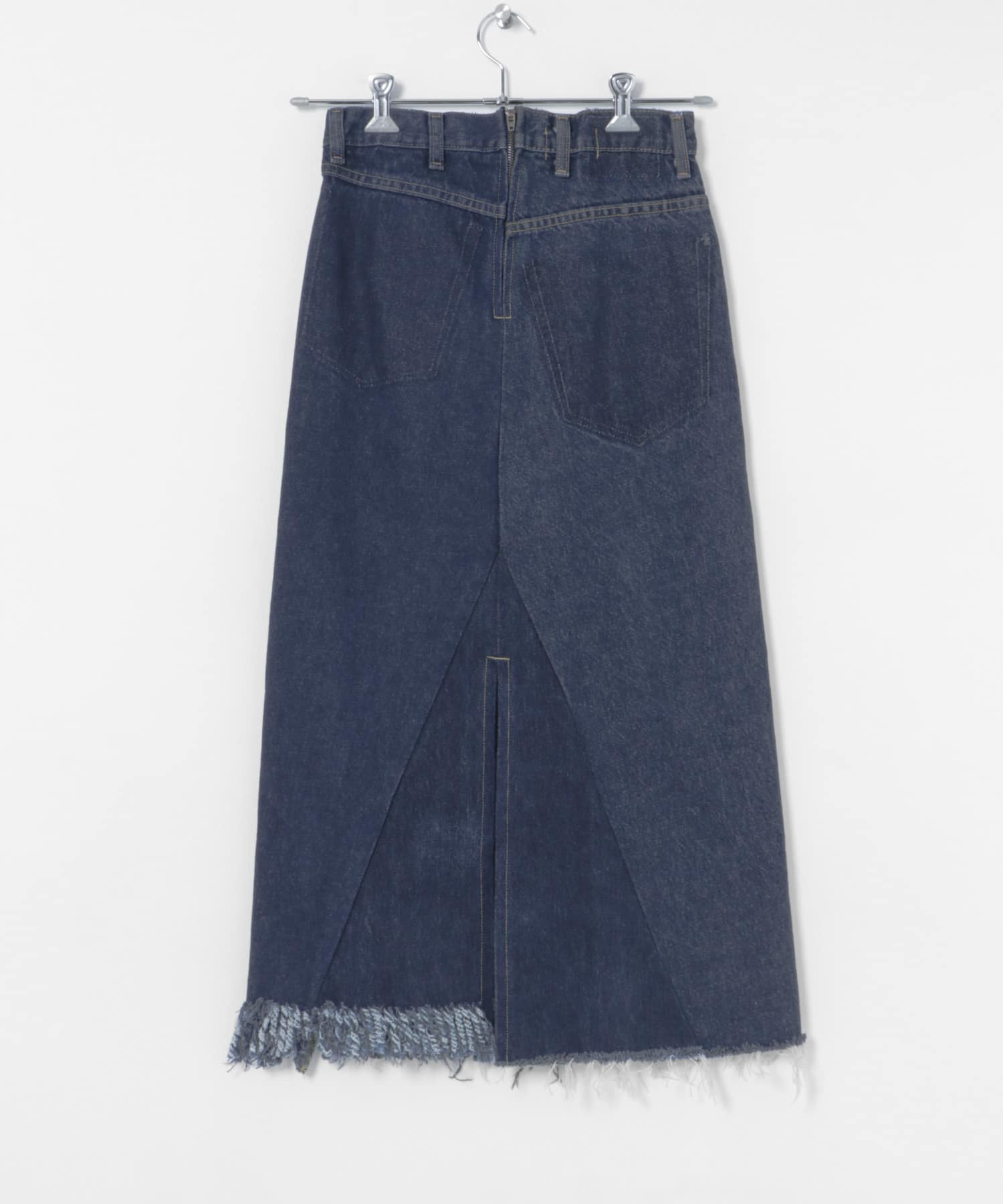 77circa　make long denim skirt blue3 28