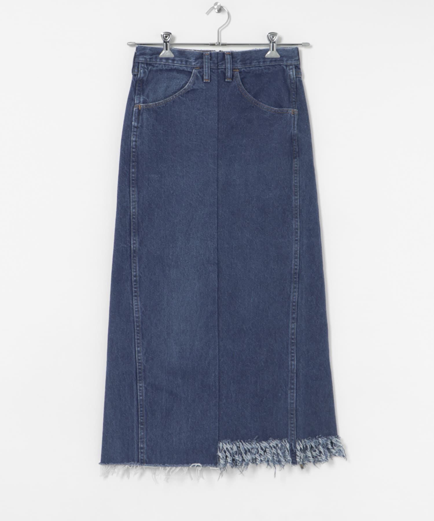 77circa　make long denim skirt