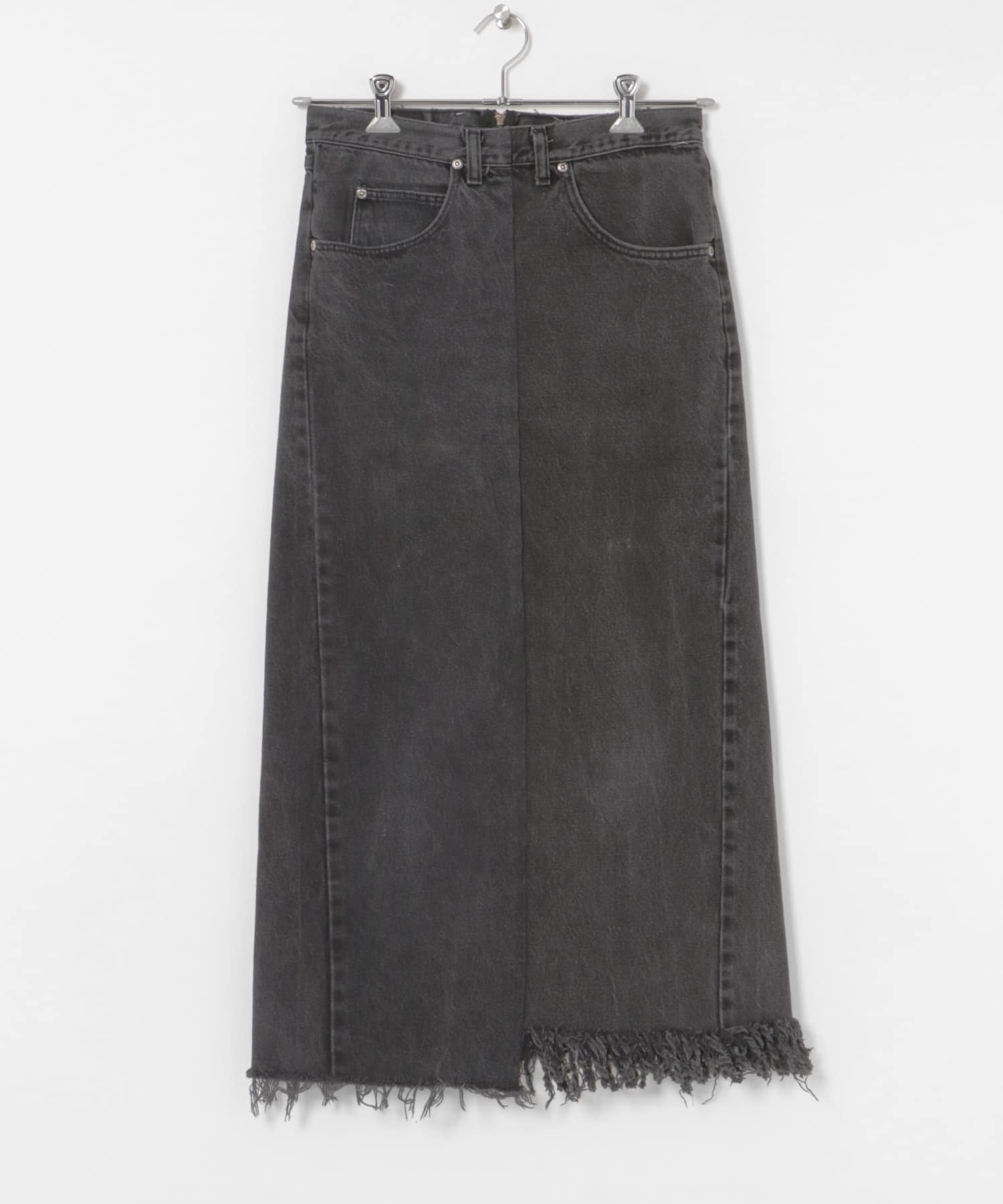 77circa　make long denim skirt