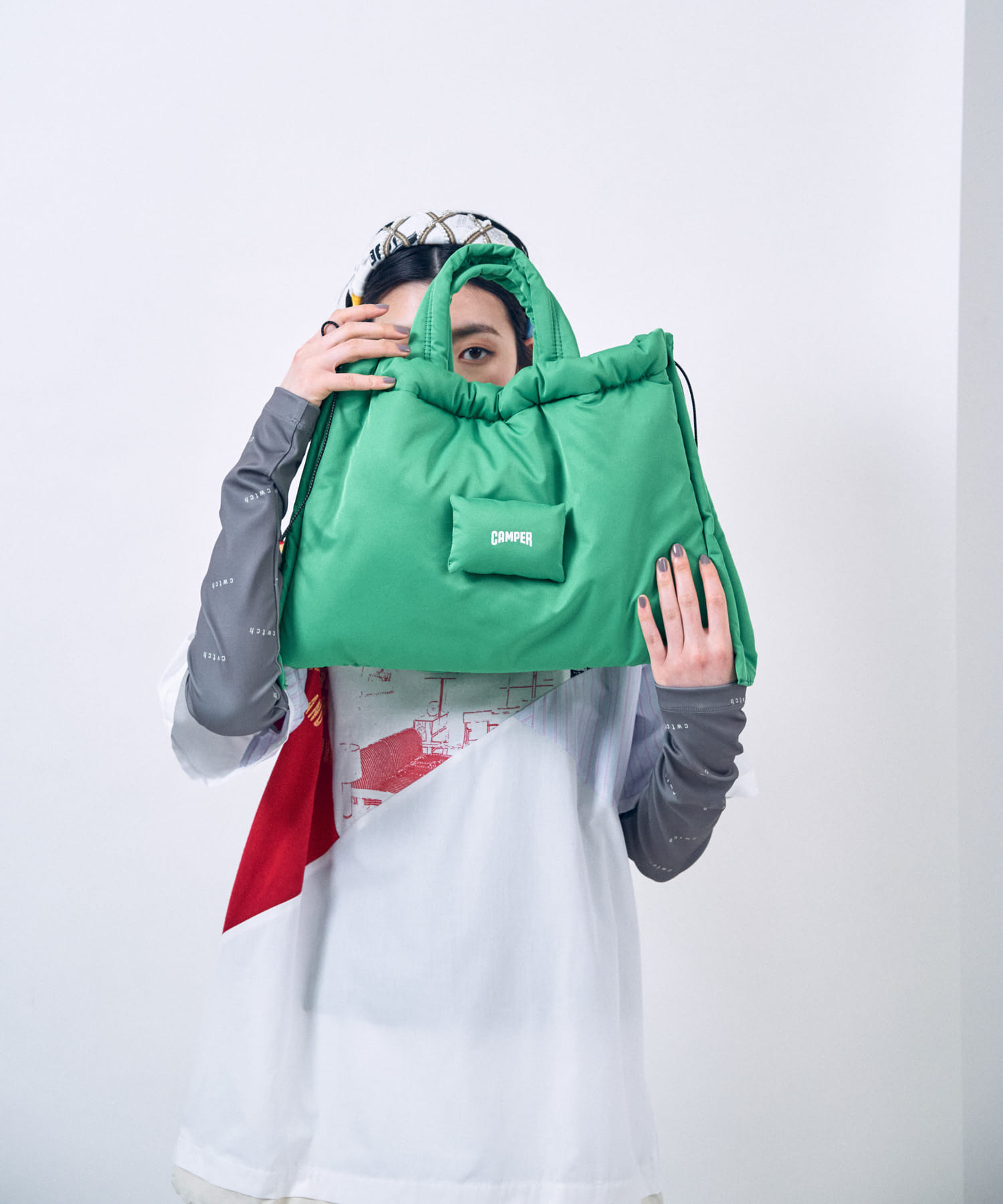 CAMPER　MORI TOTE 031GRN FREE