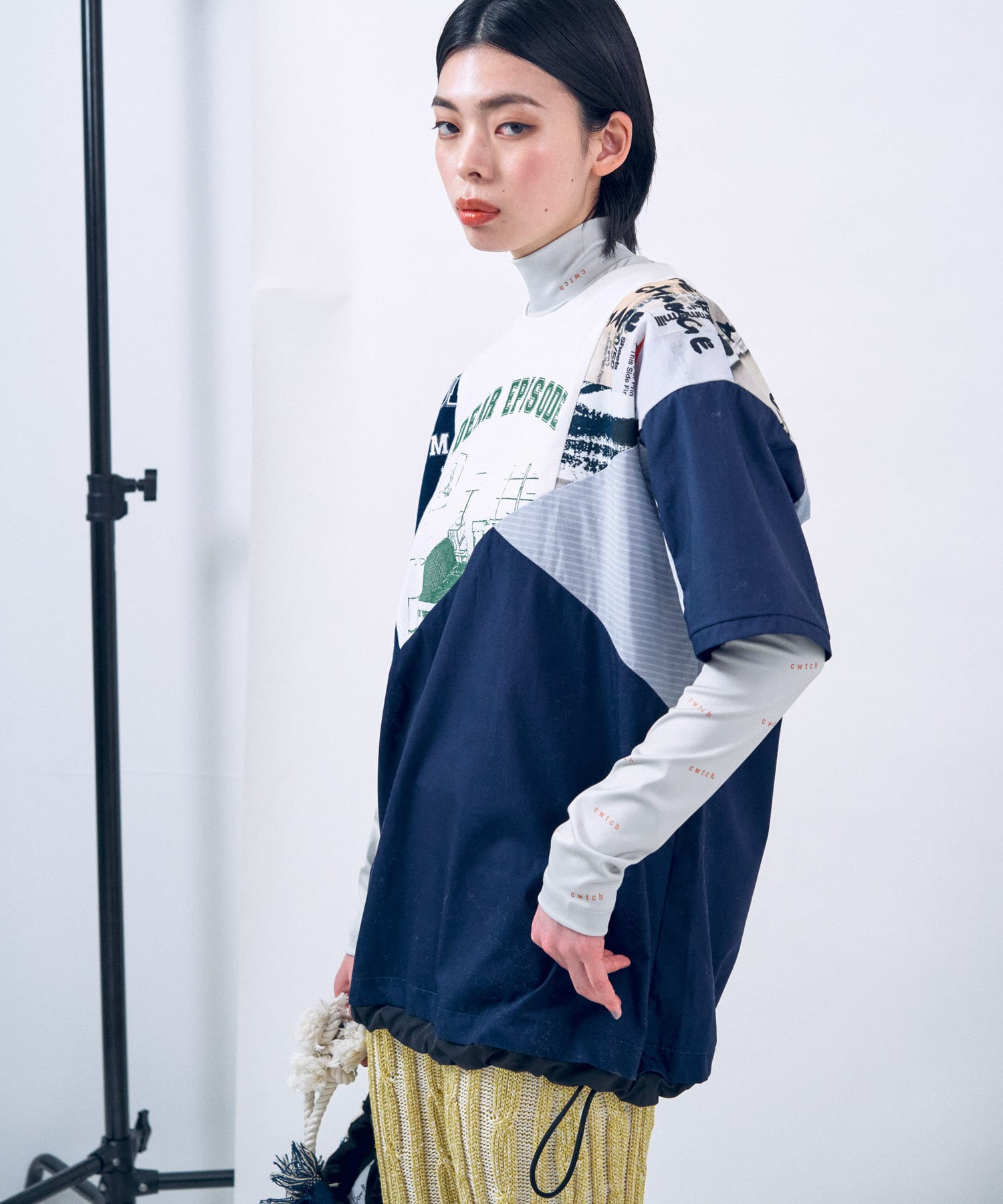 身長：168cm サイズ：one