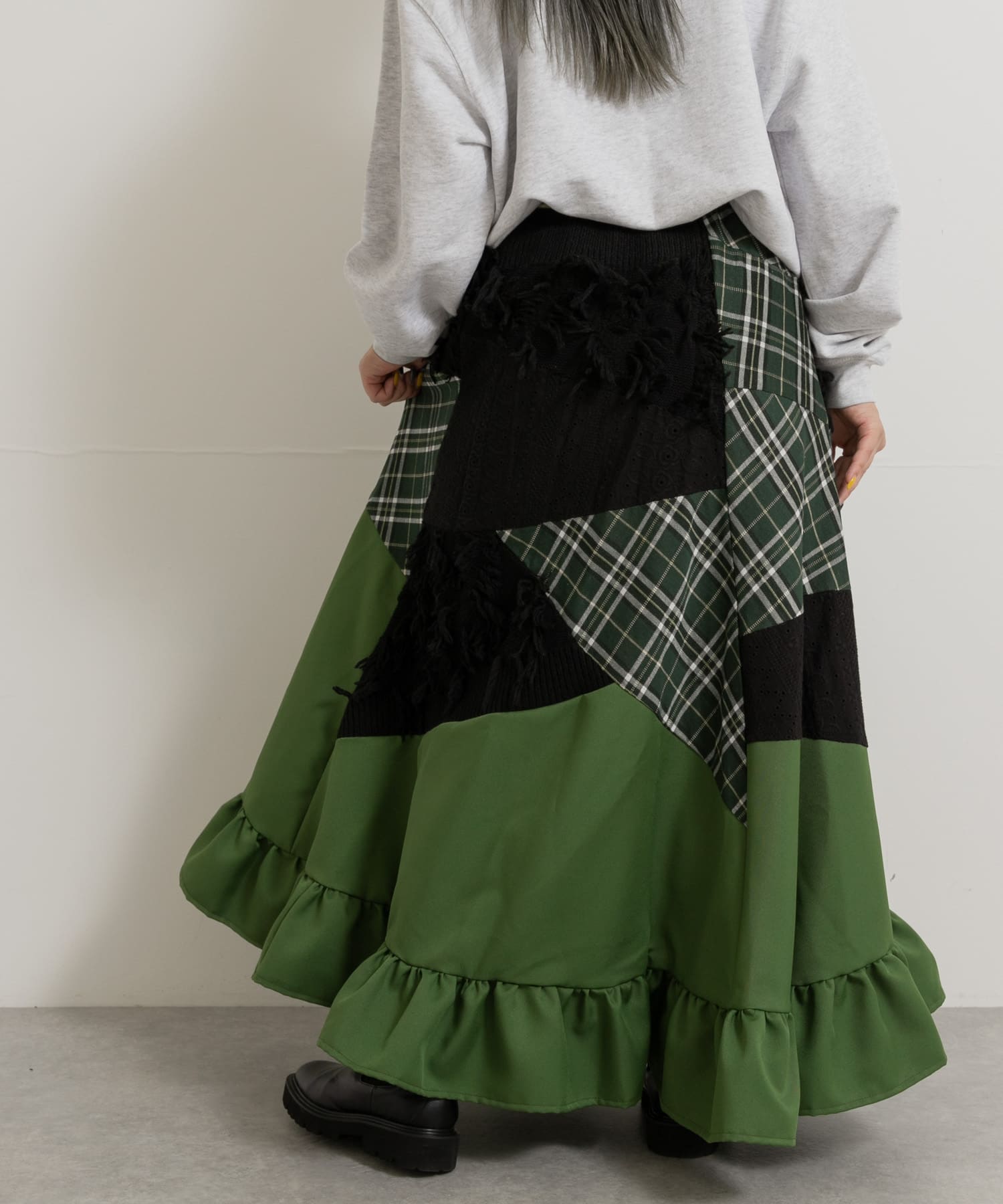 身長：156cm サイズ：one
