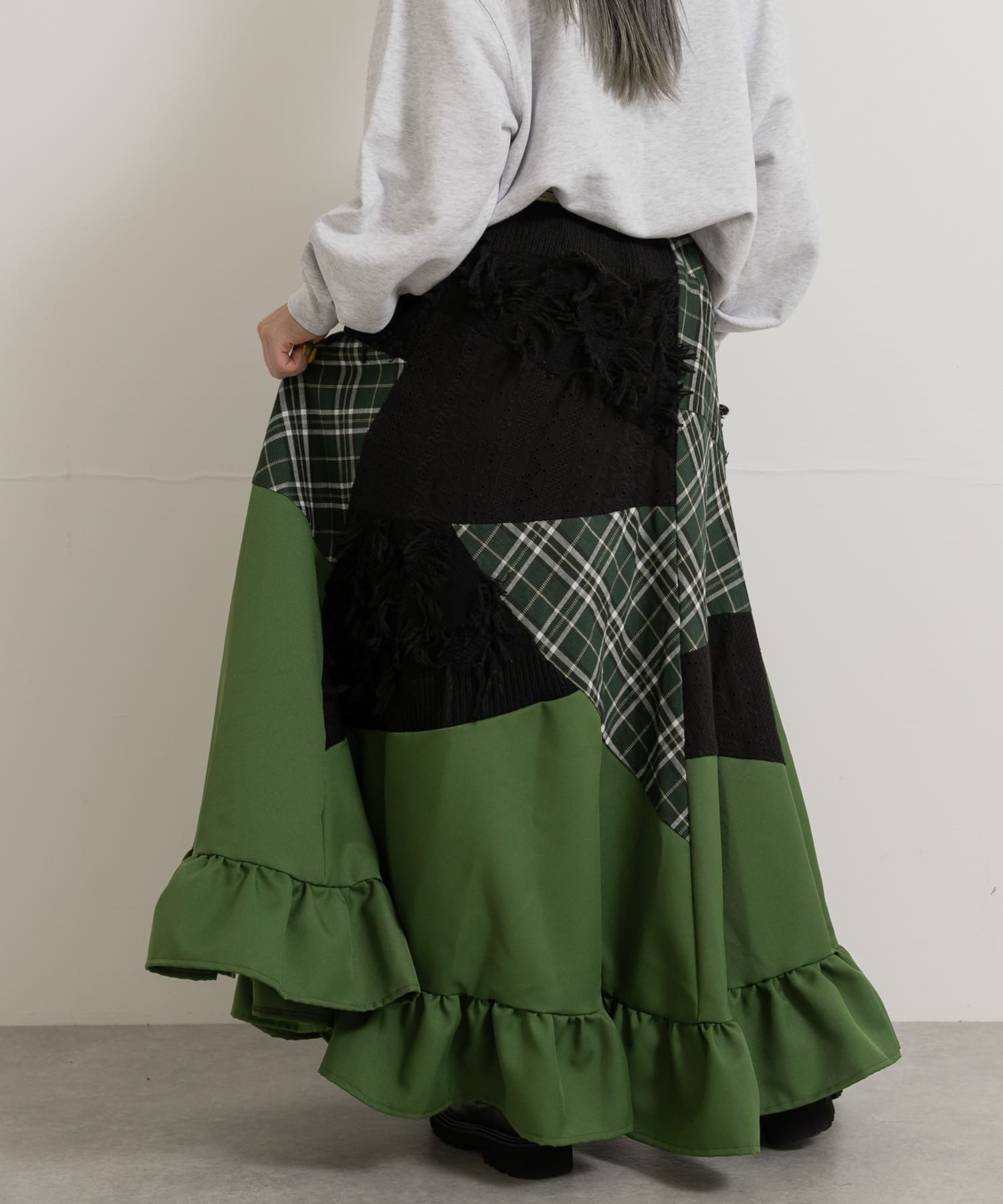 身長：156cm サイズ：one
