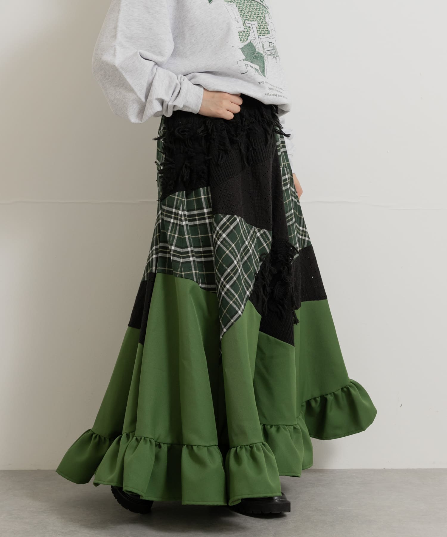 身長：156cm サイズ：one
