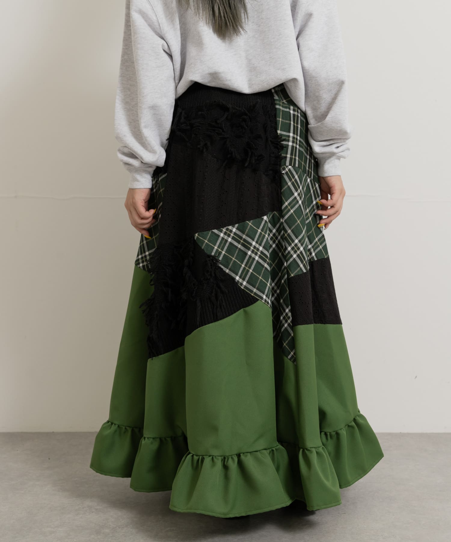 身長：156cm サイズ：one