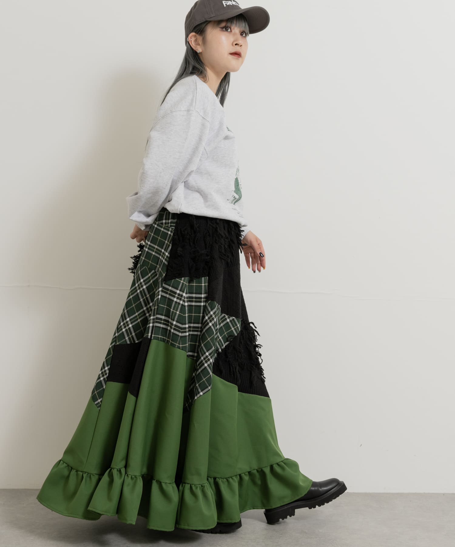 身長：156cm サイズ：one