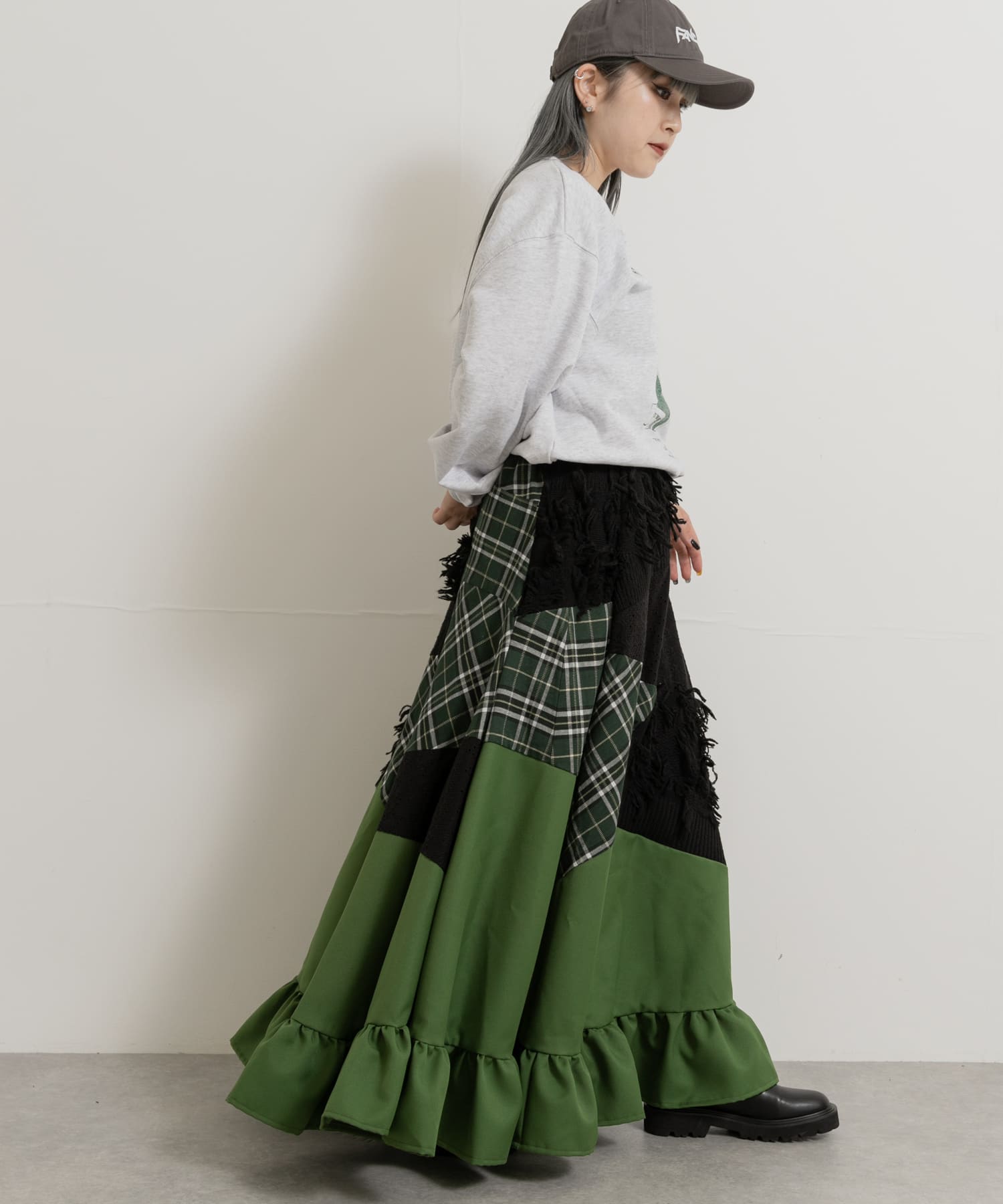 身長：156cm サイズ：one