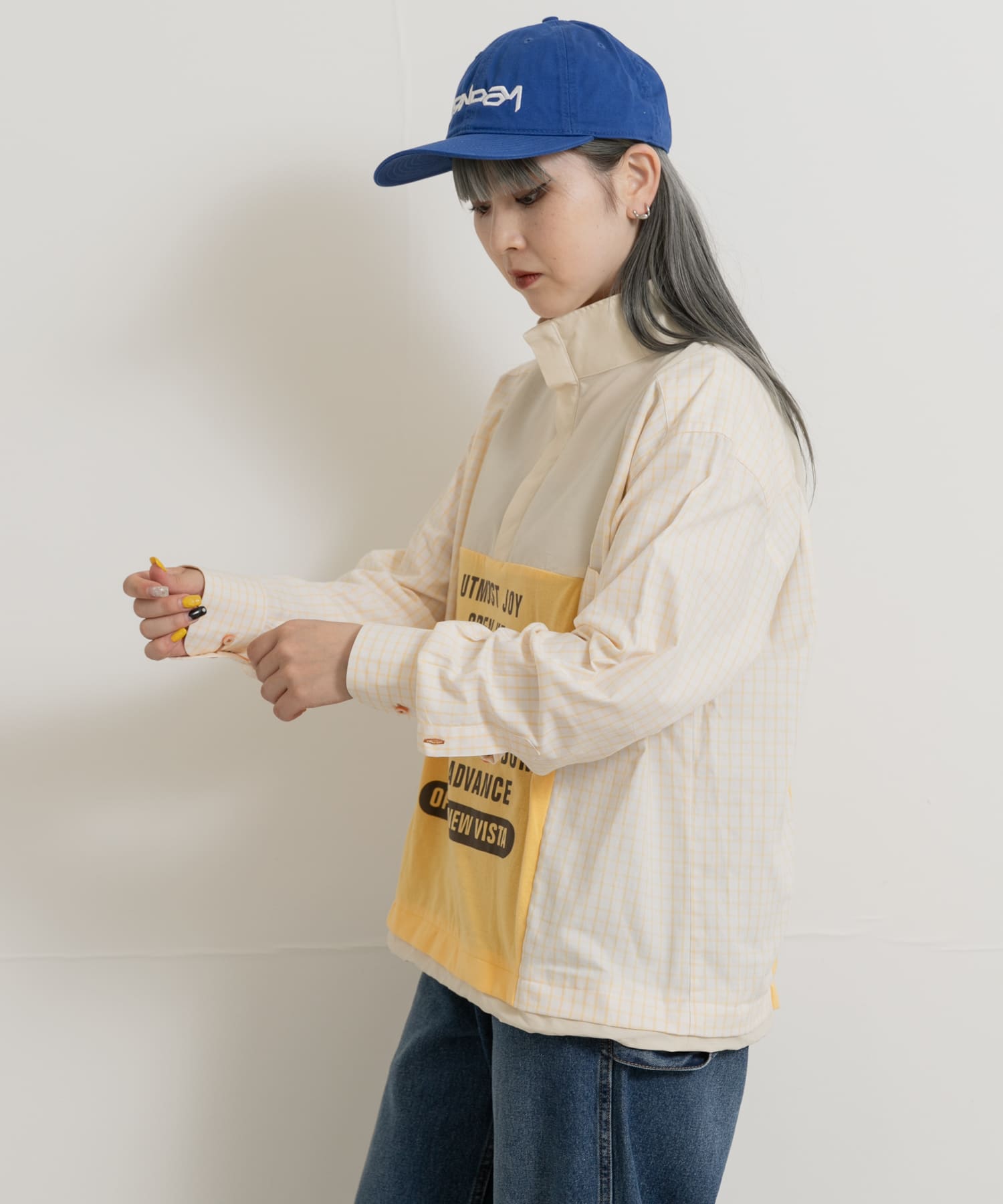 身長：156cm サイズ：one