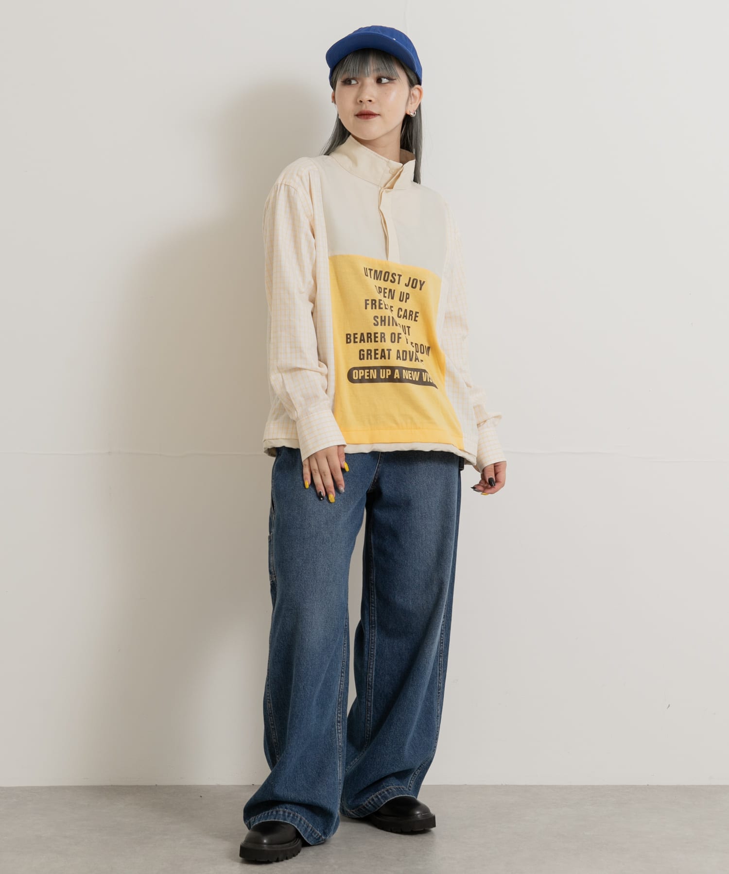 身長：156cm サイズ：one