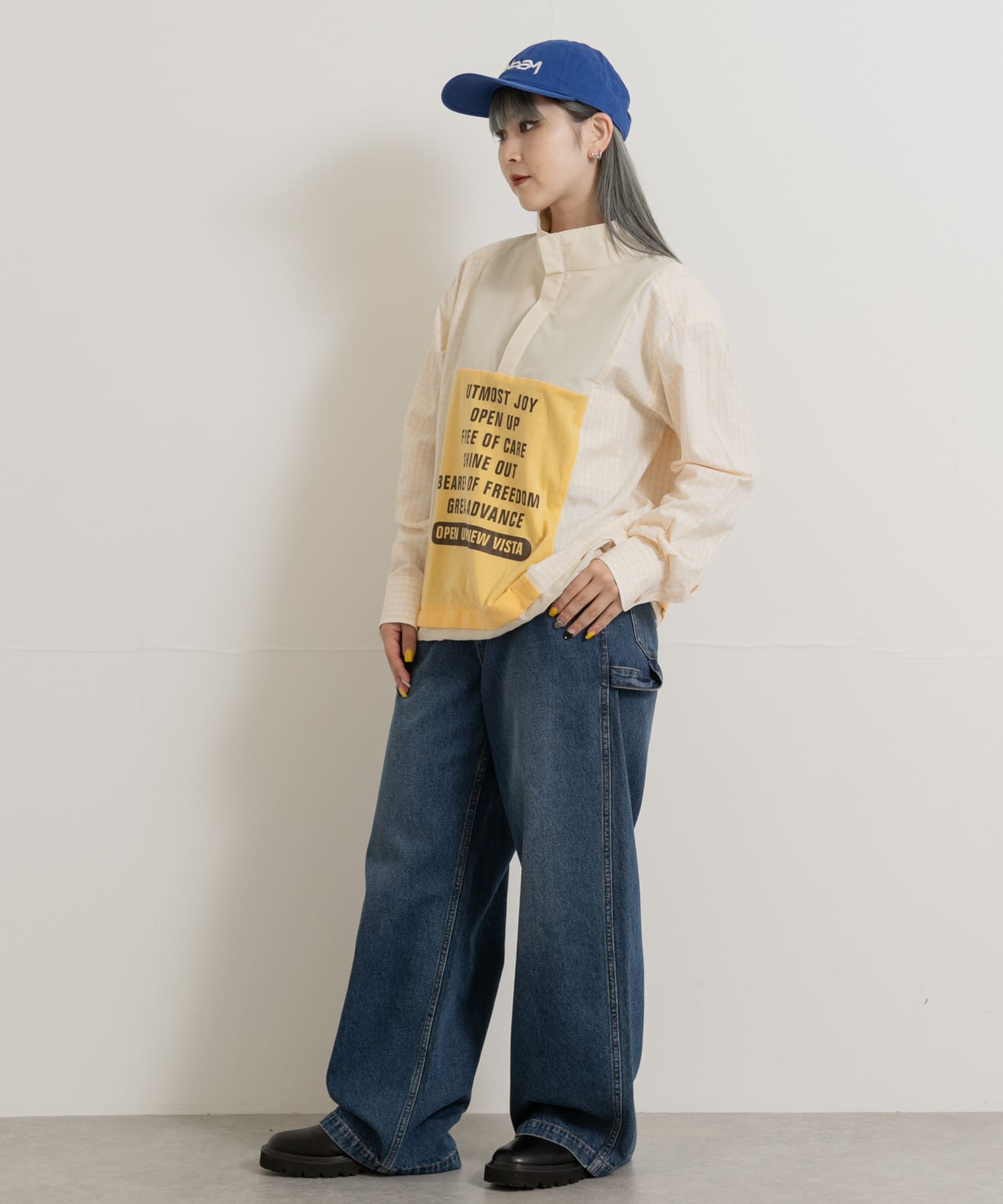 身長：156cm サイズ：one