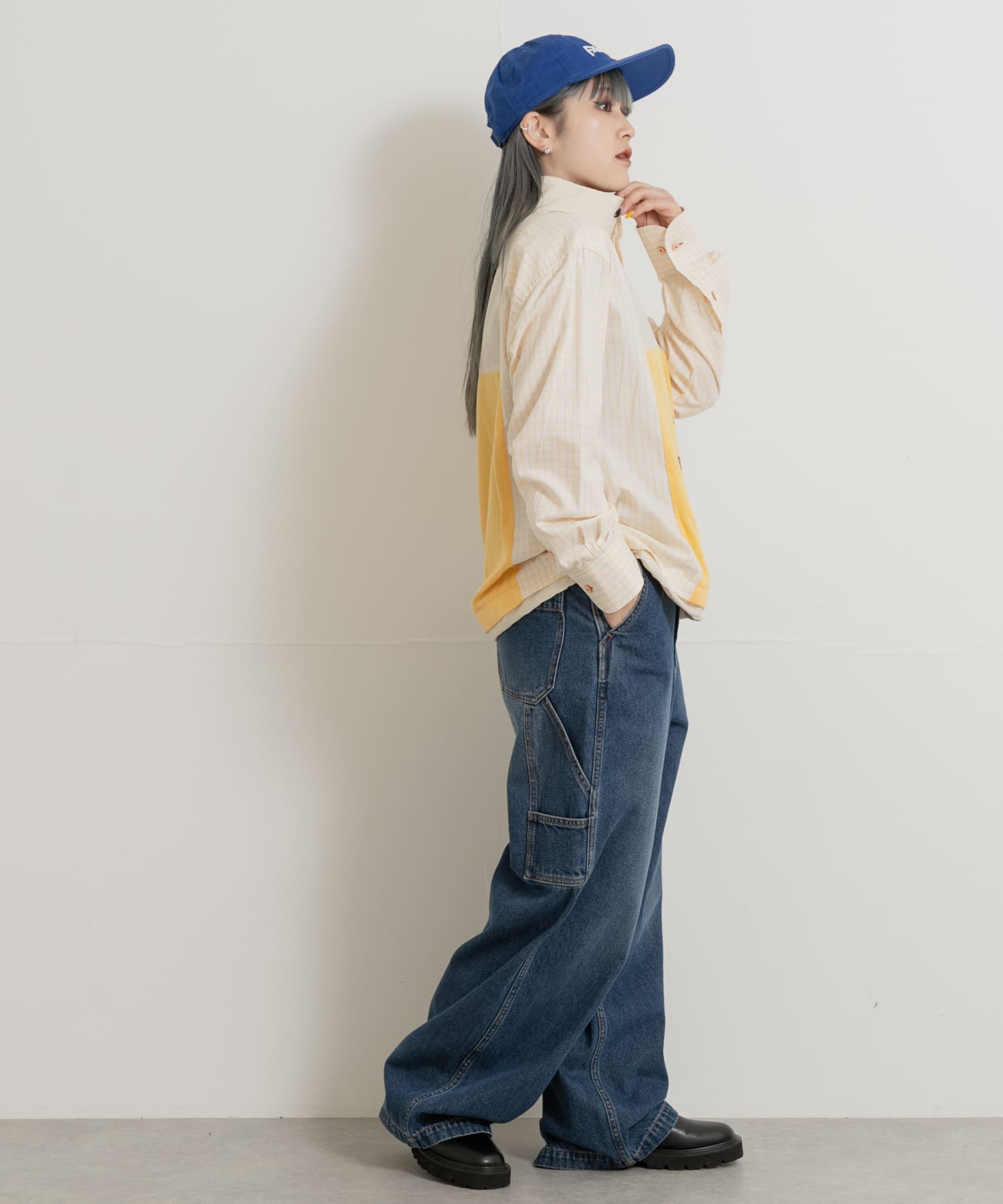身長：156cm サイズ：one