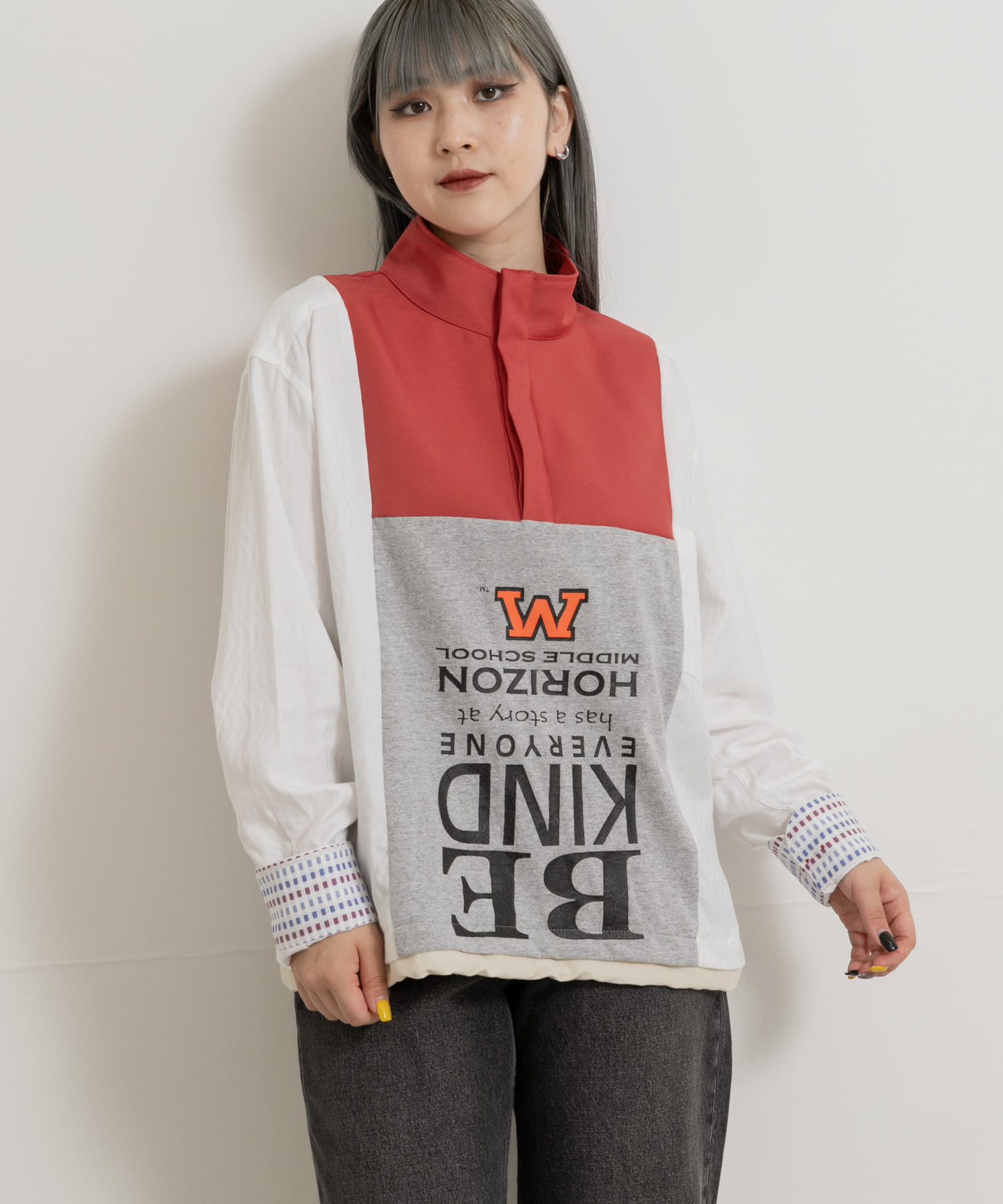 身長：156cm サイズ：one