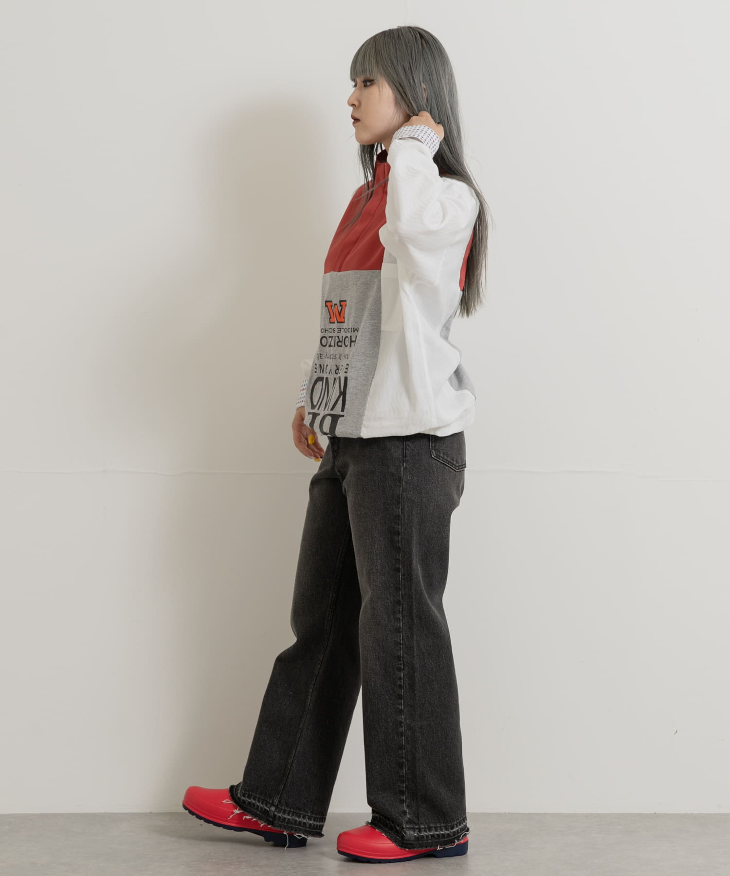 身長：156cm サイズ：one