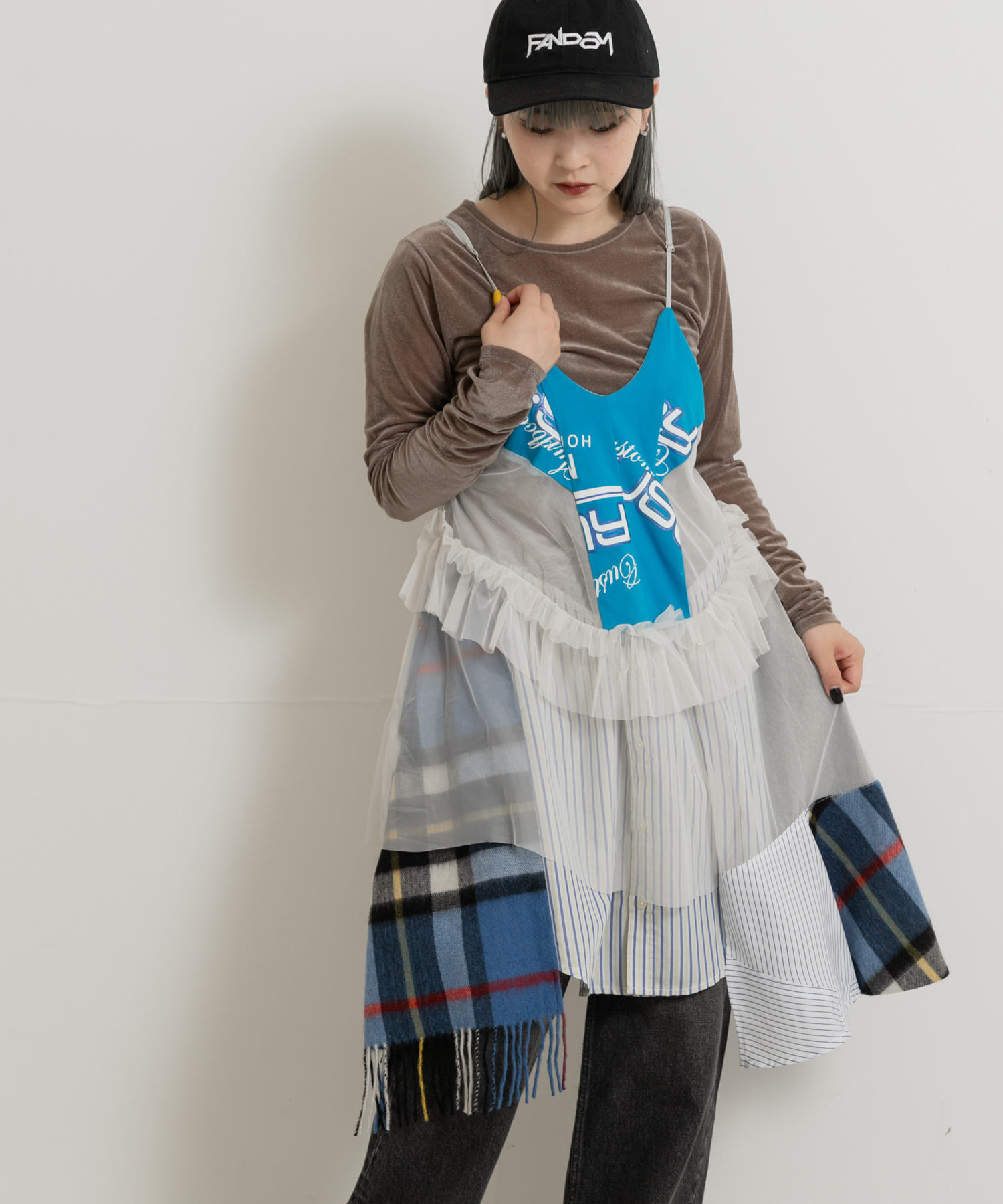 身長：156cm サイズ：one