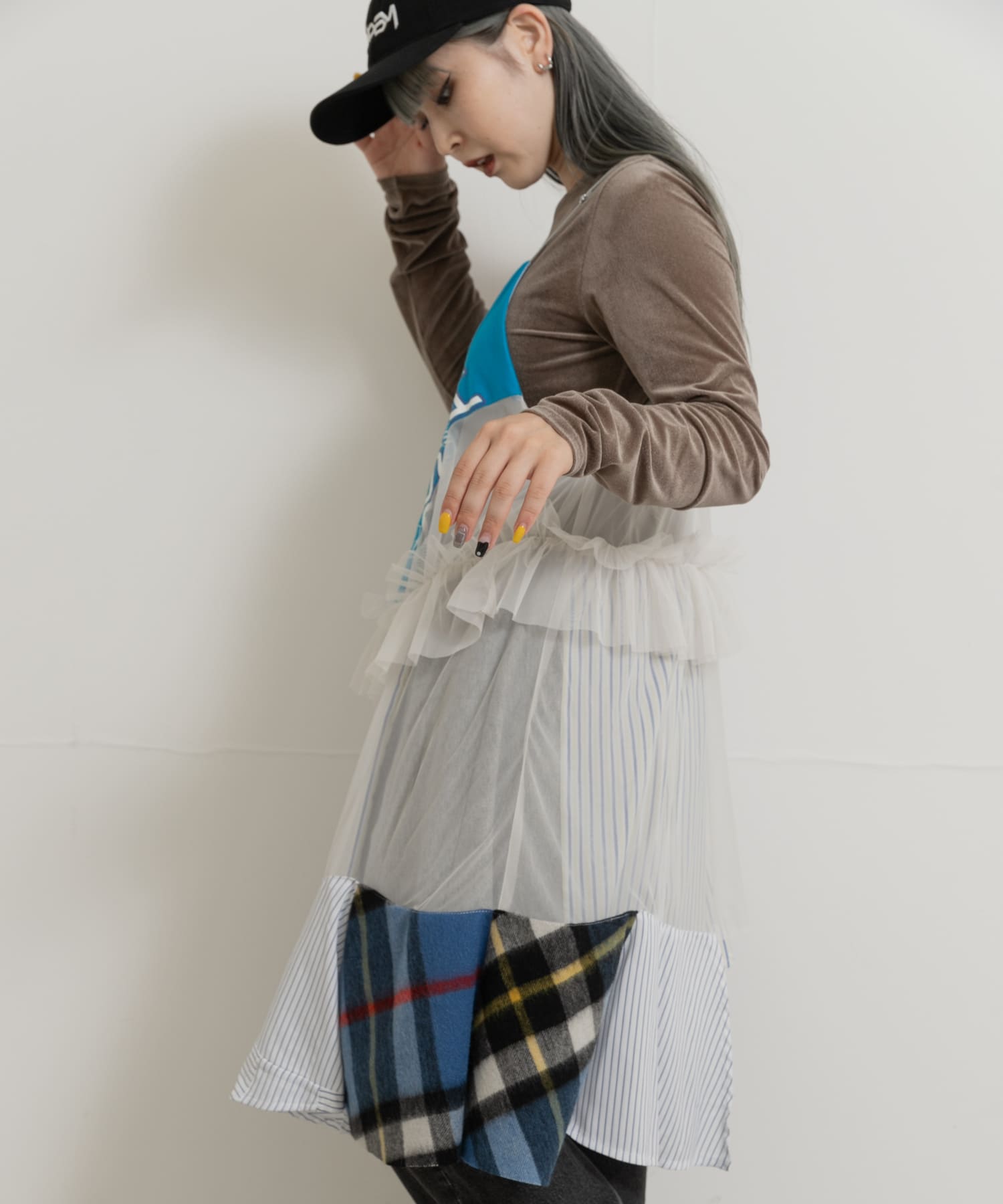 身長：156cm サイズ：one