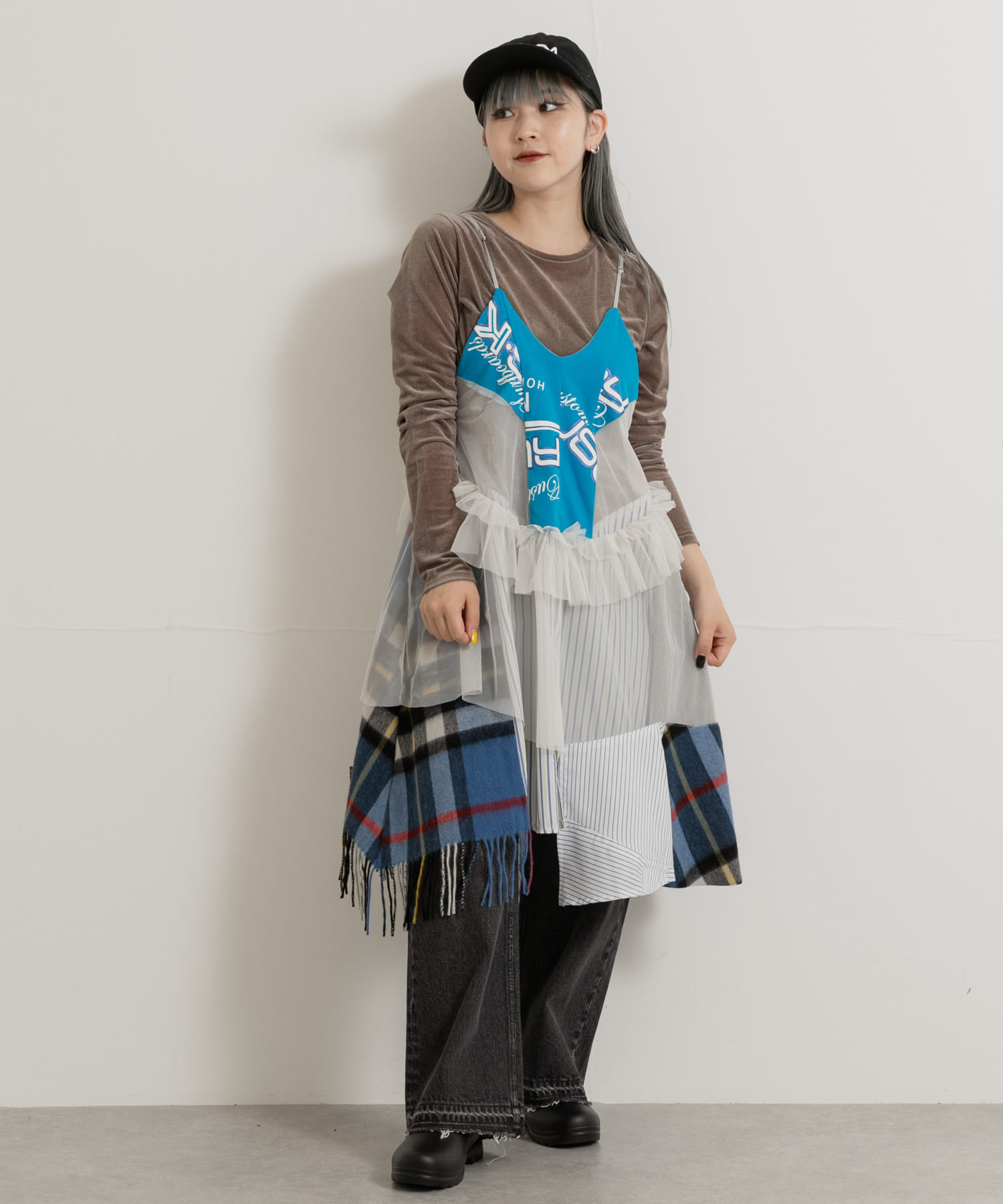 身長：156cm サイズ：one