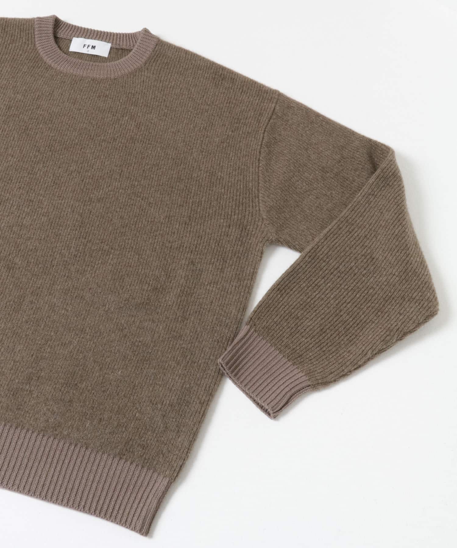 FFM　YAK PULL OVER CREW MOCHA 1