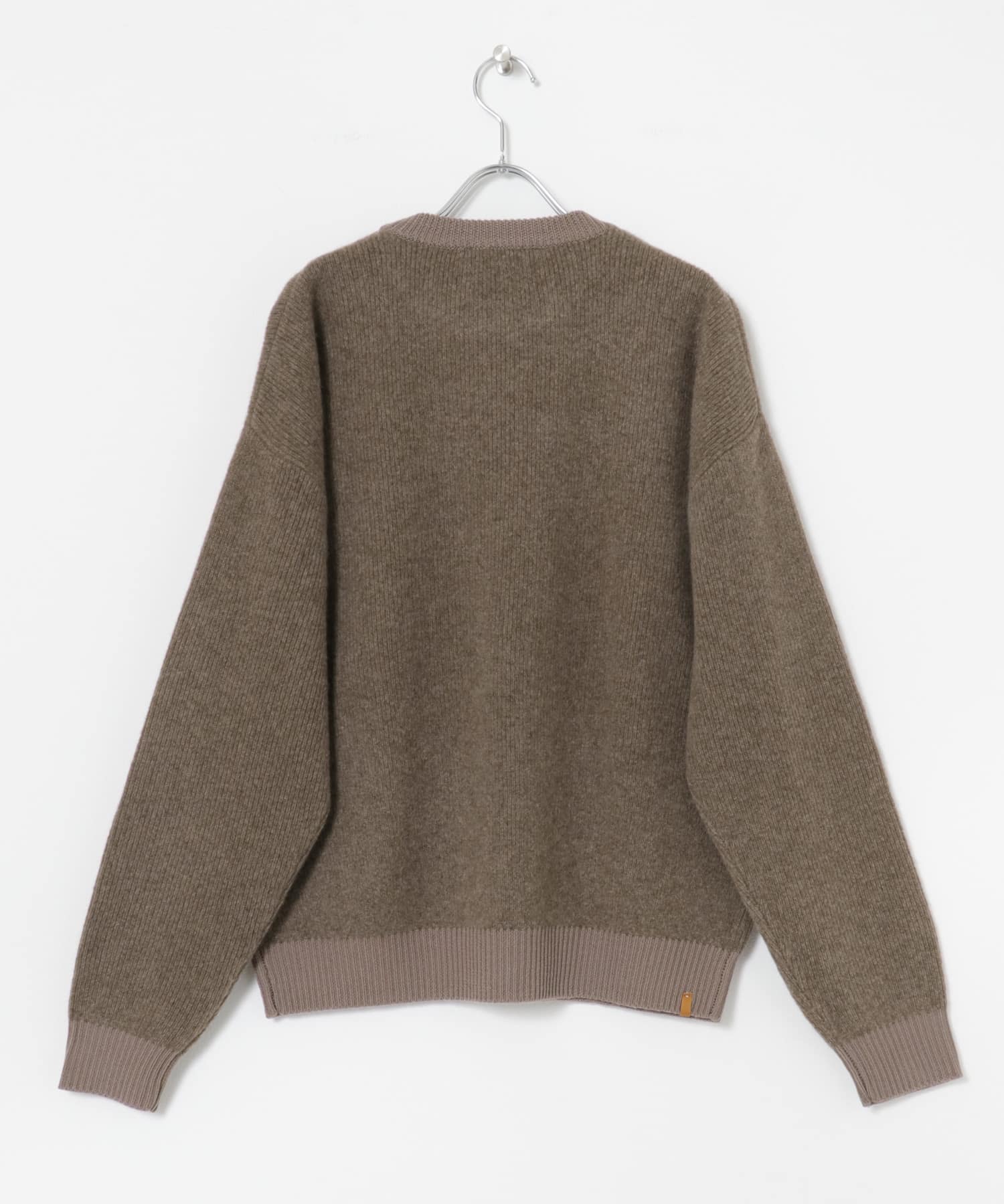 FFM　YAK PULL OVER CREW MOCHA 1