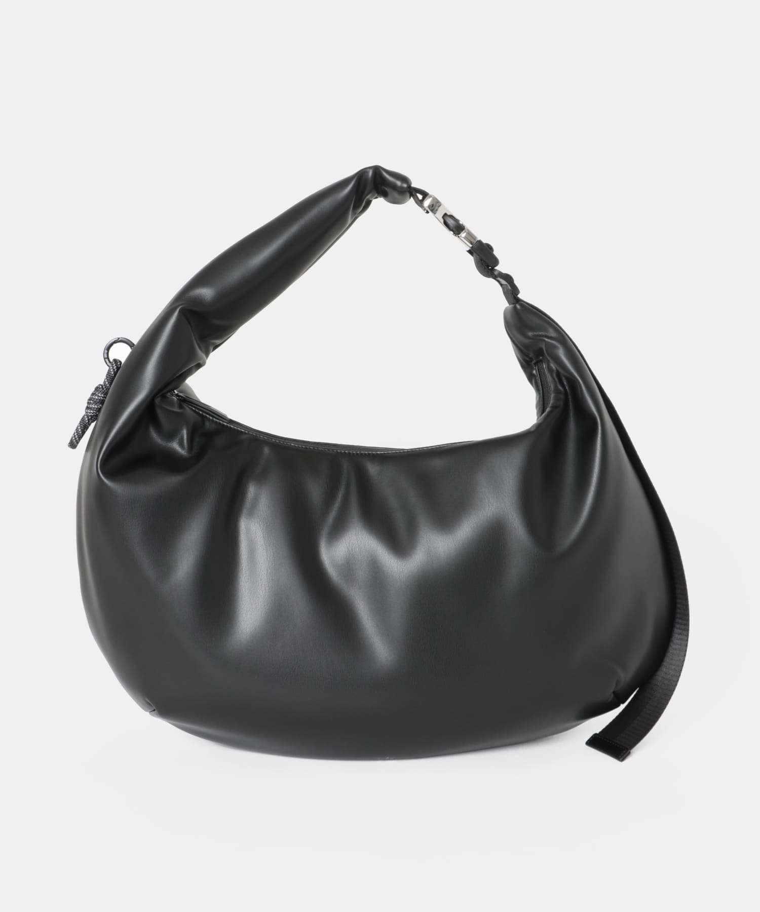 F/CE.　TECH LEATHER BIG SHOULDER TOTE Black FREE