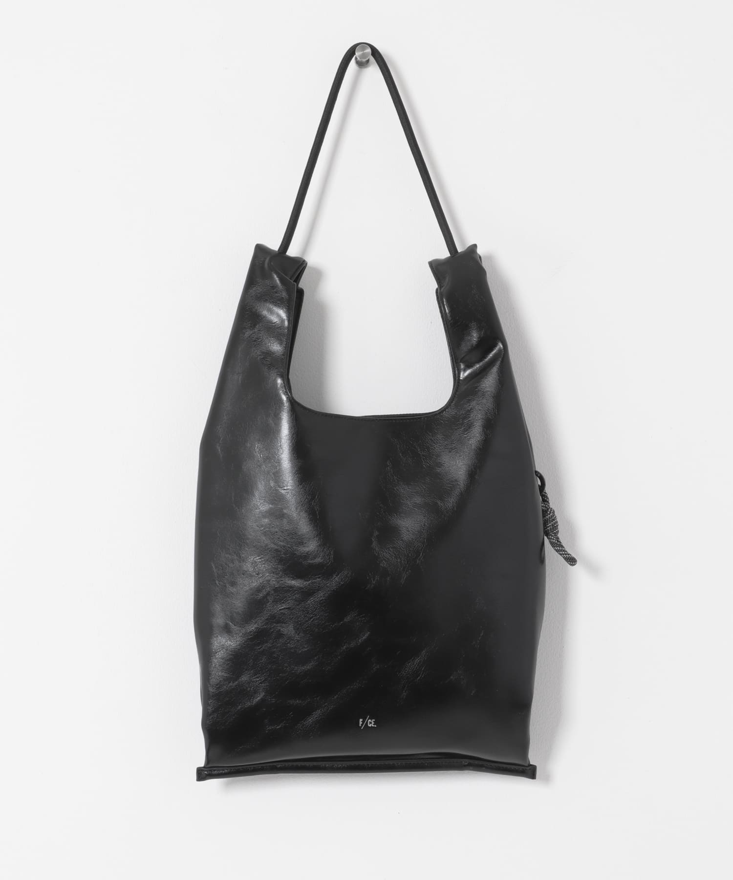 F/CE.　TECH LEATHER ROPE TOTE Black FREE