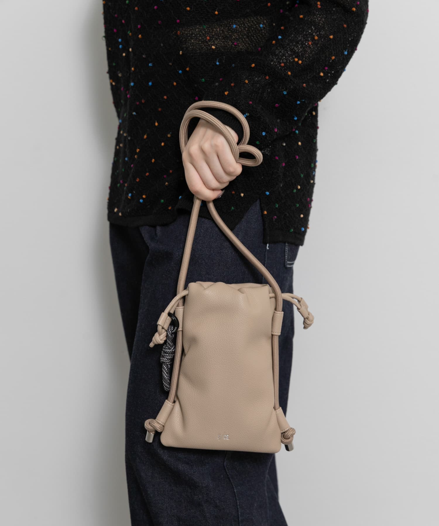 F/CE.　TECH LEATHER MAP POCHETTE